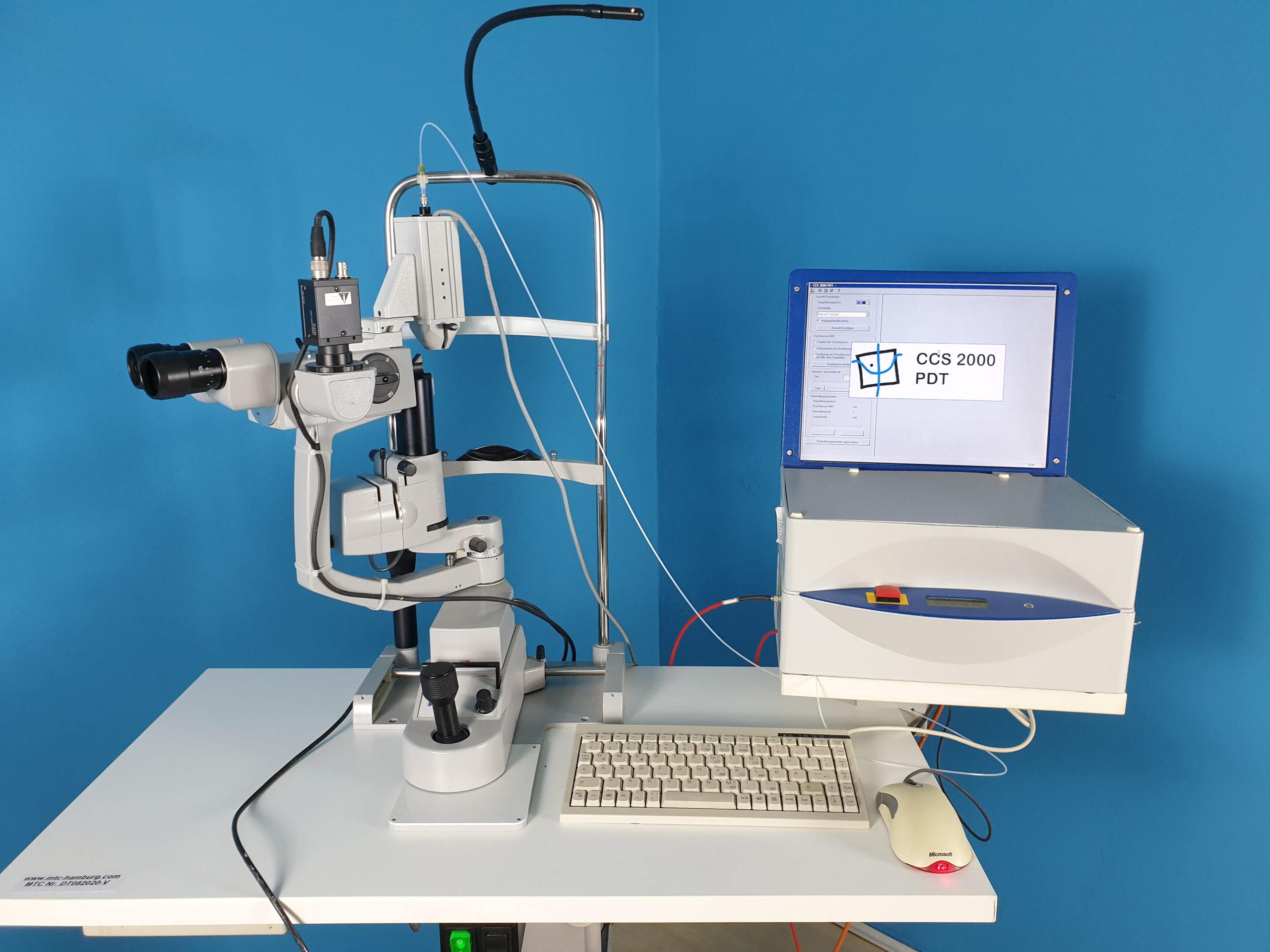Zeiss SL 120 // SL120 Spaltlampe + Pawlowski CCS2000 Laser-Chirurgie Gerät — image 1 of 6