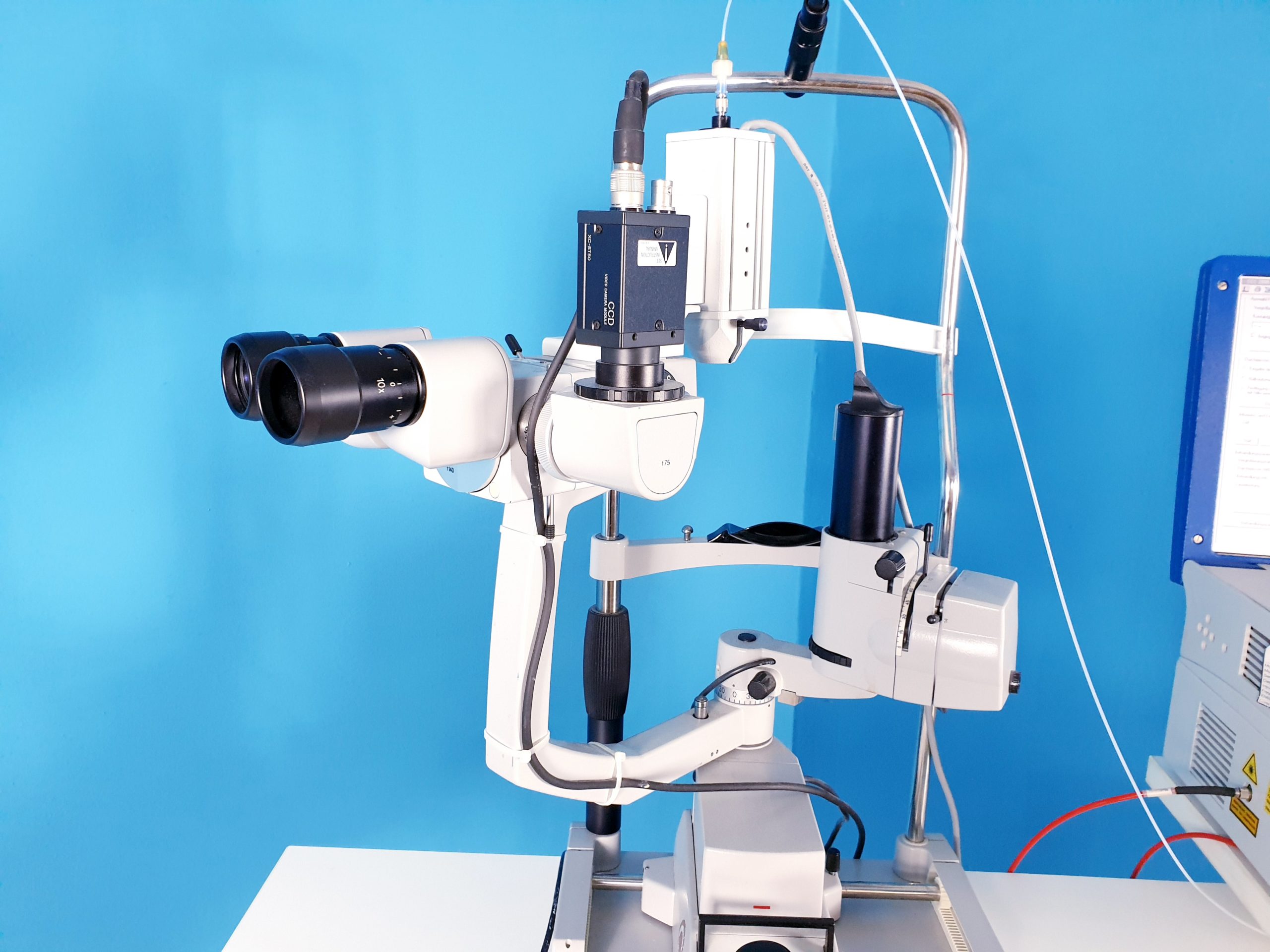 Zeiss SL 120 // SL120 Spaltlampe + Pawlowski CCS2000 Laser-Chirurgie Gerät thumbnail 6