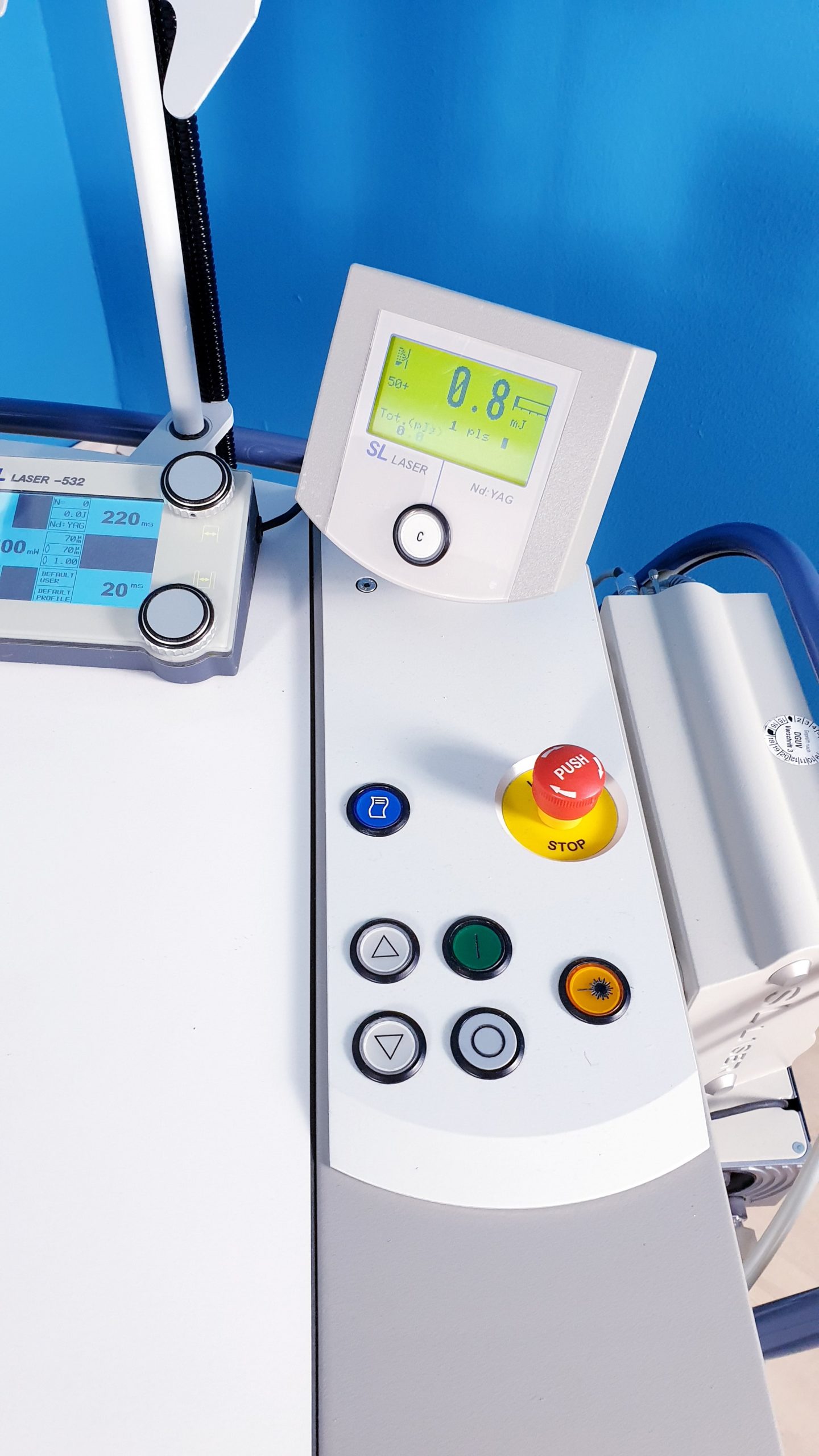 Meridian Grün Laser SL 532 Nd YAG Laser Mit Topcon Spaltlampe – thumbnail 4