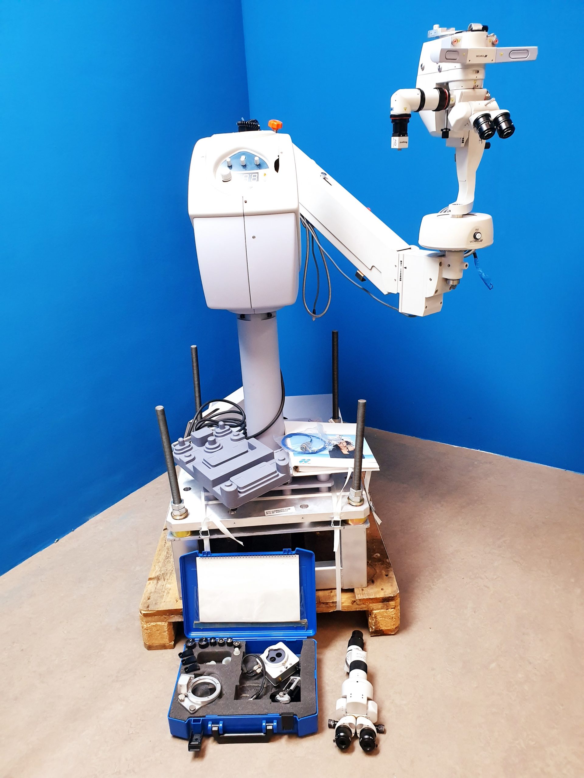 Topcon OMS-850 OFFISS Operation Microscope // OP Mikroskop für die Ophtalmologie thumbnail 8