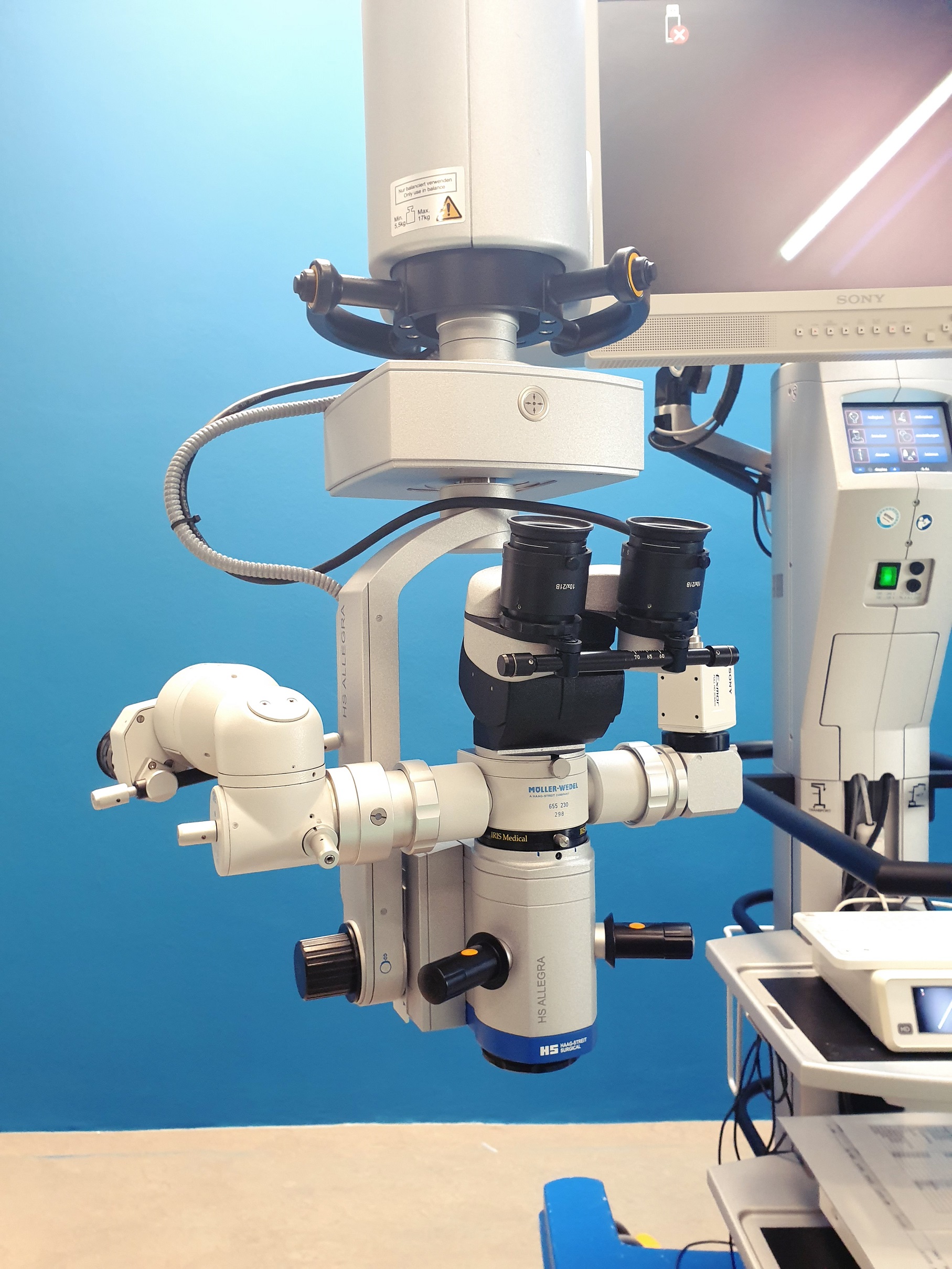 HAAG STREIT HS ALLEGRA 900 uaf FS2-21 Stativ Sony HD Bildübertragung // Medicap USB300 Bild dokumentation DOM 2016 // Behandlungsstuhl 623-102 // Fusspedal thumbnail 4