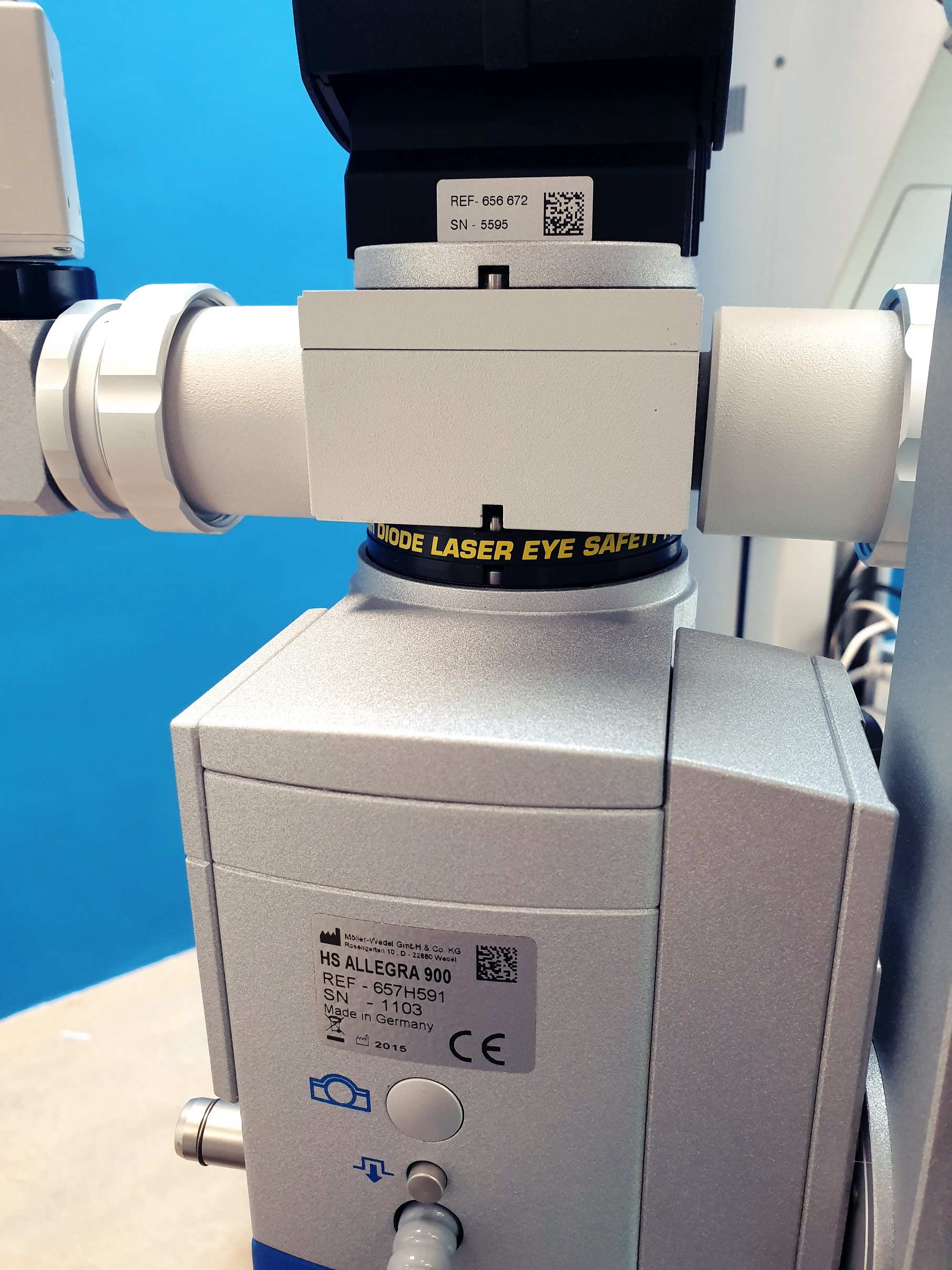 HAAG STREIT HS ALLEGRA 900 uaf FS2-21 Stativ Sony HD Bildübertragung // Medicap USB300 Bild dokumentation DOM 2016 // Behandlungsstuhl 623-102 // Fusspedal thumbnail 11