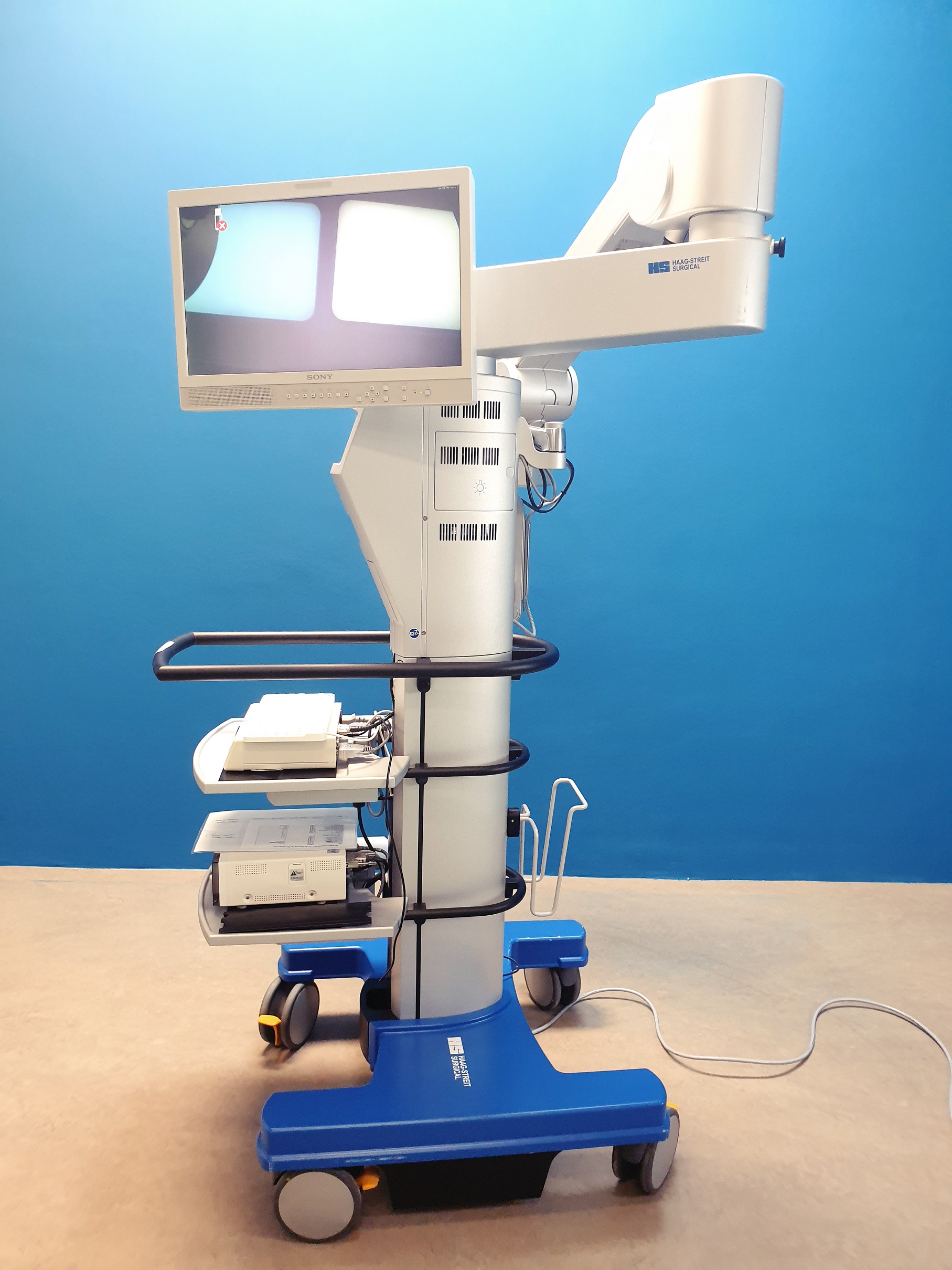 HAAG STREIT HS ALLEGRA 900 uaf FS2-21 Stativ Sony HD Bildübertragung // Medicap USB300 Bild dokumentation DOM 2016 // Behandlungsstuhl 623-102 // Fusspedal thumbnail 18