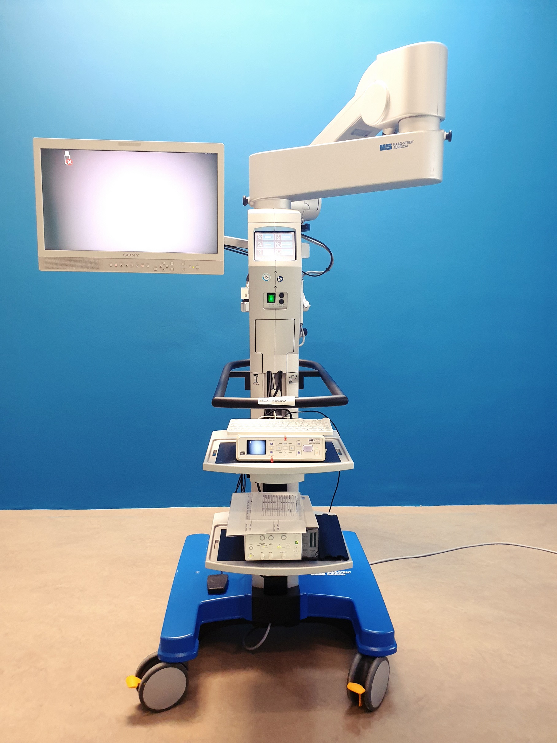 HAAG STREIT HS ALLEGRA 900 uaf FS2-21 Stativ Sony HD Bildübertragung // Medicap USB300 Bild dokumentation DOM 2016 // Behandlungsstuhl 623-102 // Fusspedal thumbnail 21