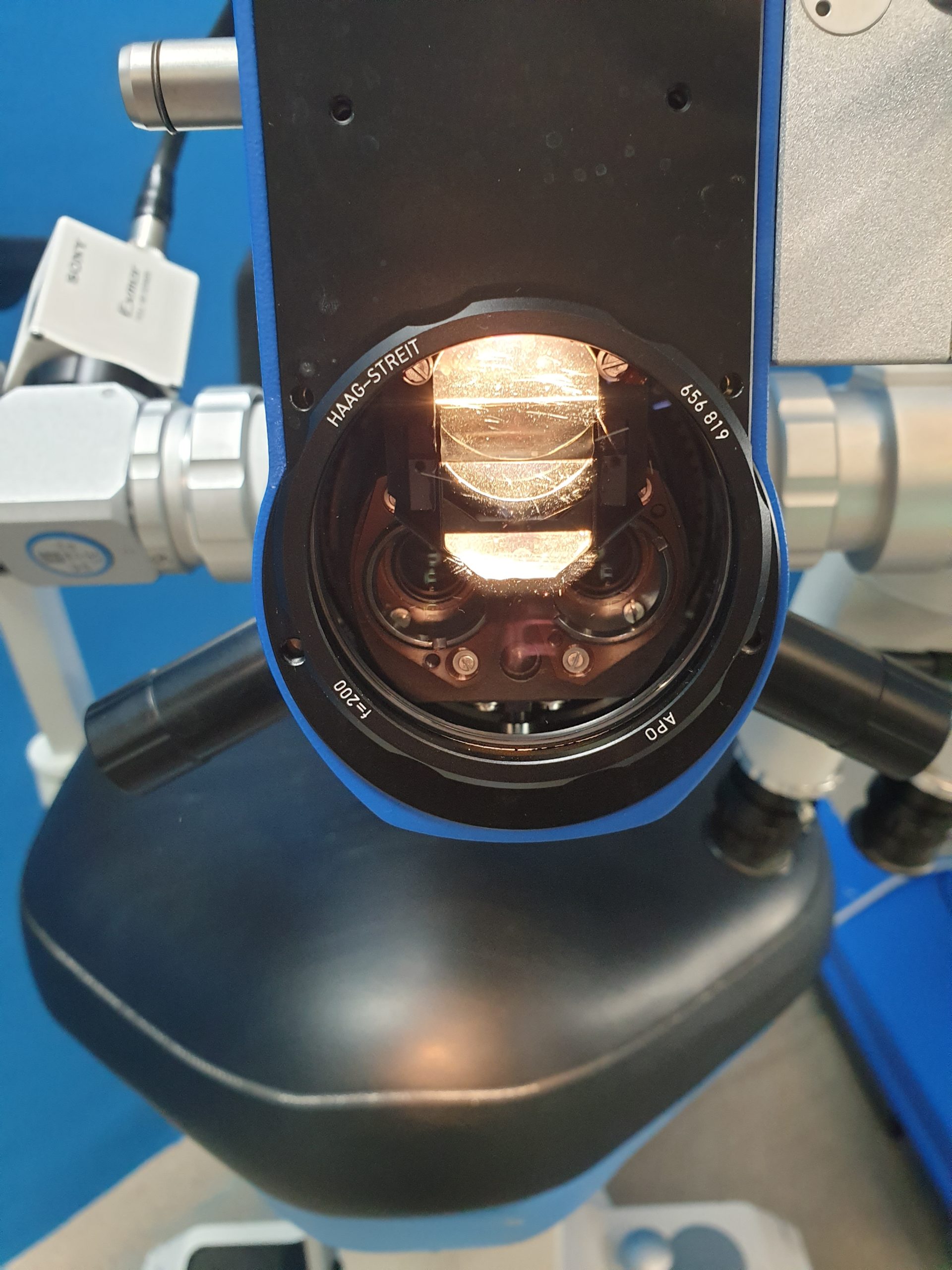 HAAG STREIT HS ALLEGRA 900 uaf FS2-21 Stativ Sony HD Bildübertragung // Medicap USB300 Bild dokumentation DOM 2016 // Behandlungsstuhl 623-102 // Fusspedal thumbnail 27