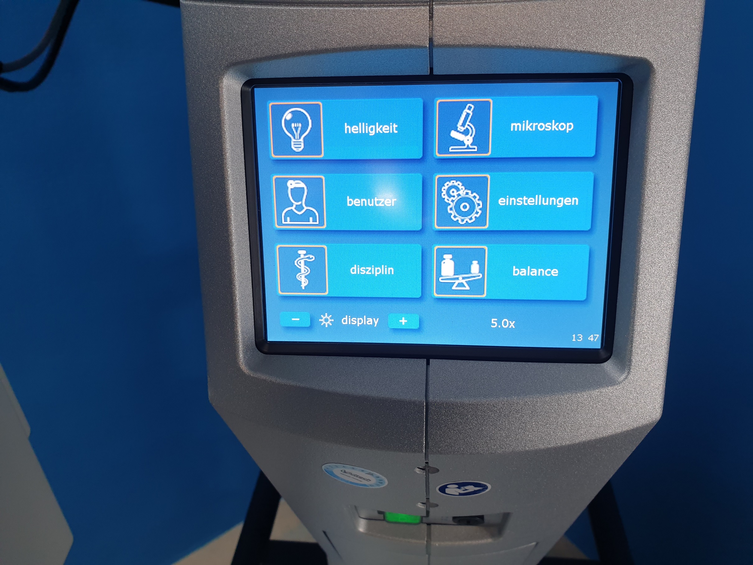 HAAG STREIT HS ALLEGRA 900 uaf FS2-21 Stativ Sony HD Bildübertragung // Medicap USB300 Bild dokumentation DOM 2016 // Behandlungsstuhl 623-102 // Fusspedal thumbnail 37