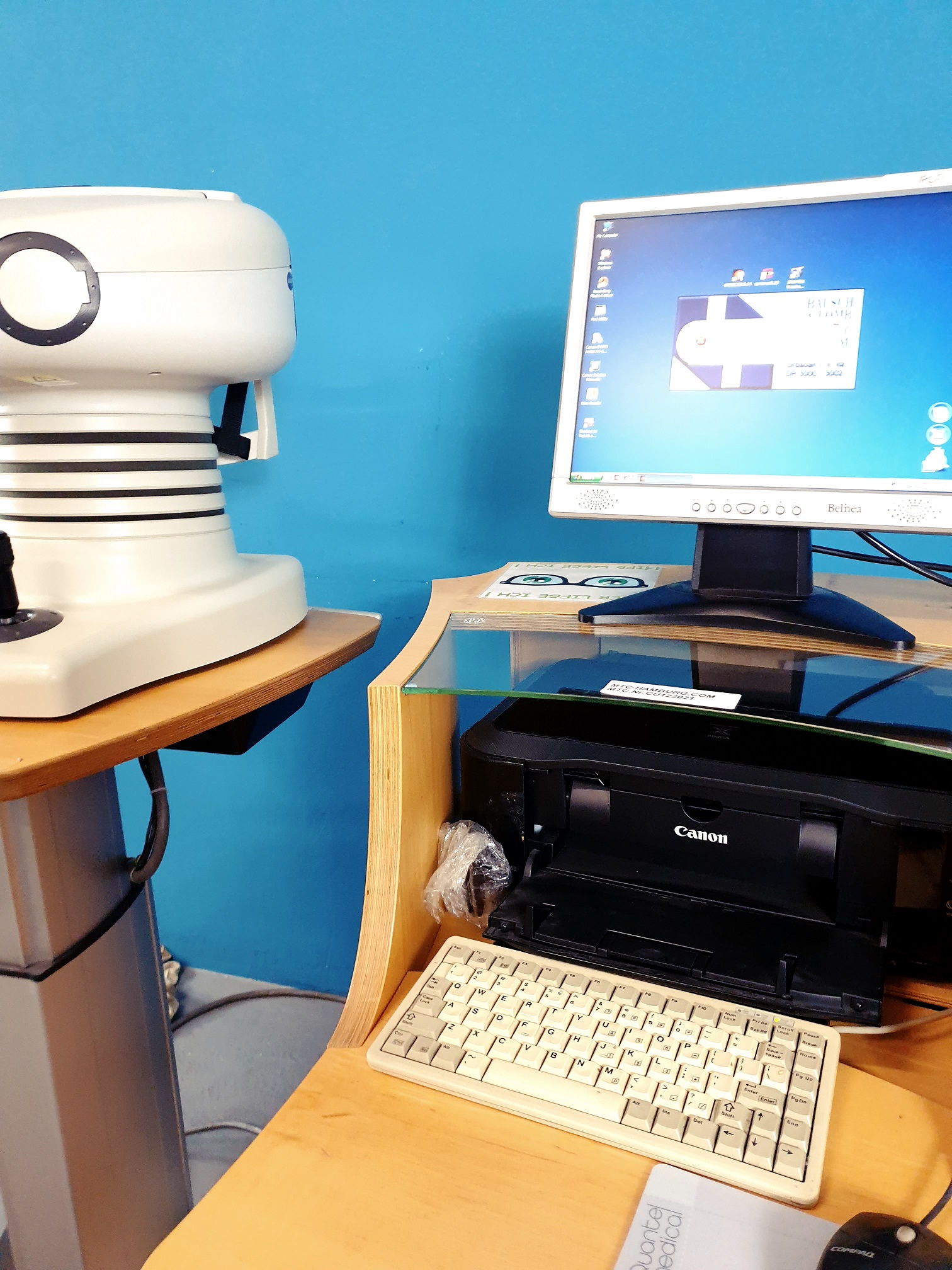 Bausch & Lomb Orbscan 3.14 IIz Topographer Corneal Analysis System topography – Zyoptix – zywave thumbnail 3