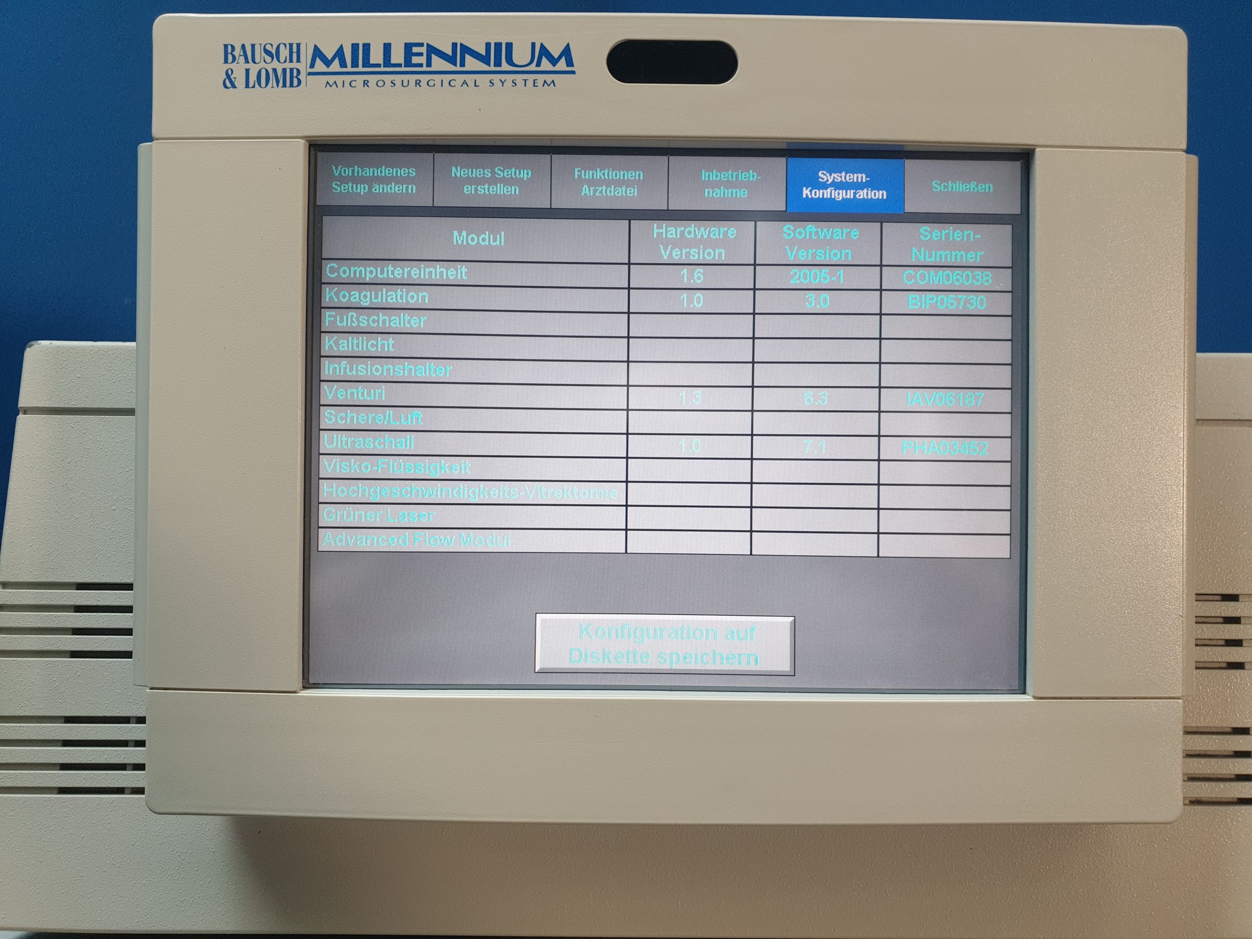 Bausch & Lomb Surgical CX6000 + CX6100 MillennIum Micro Surgical System / Phacoemulsifier thumbnail 5