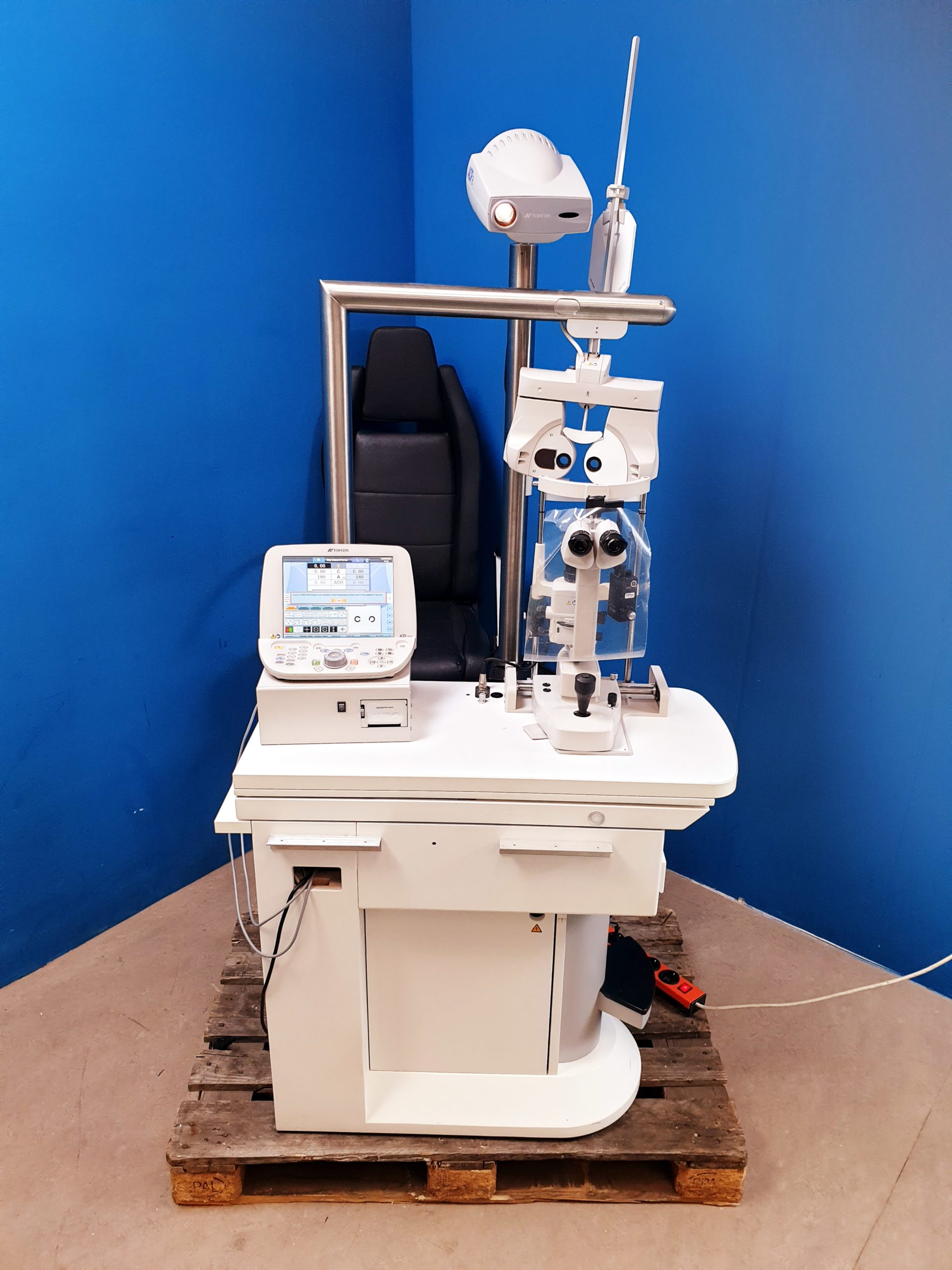 Topcon Ophthalmologie Einheit SL-D + Compu Vision CV-5000 + CV-5000 Pro + ACP-8 EM + AT-900 + — image 1 of 34