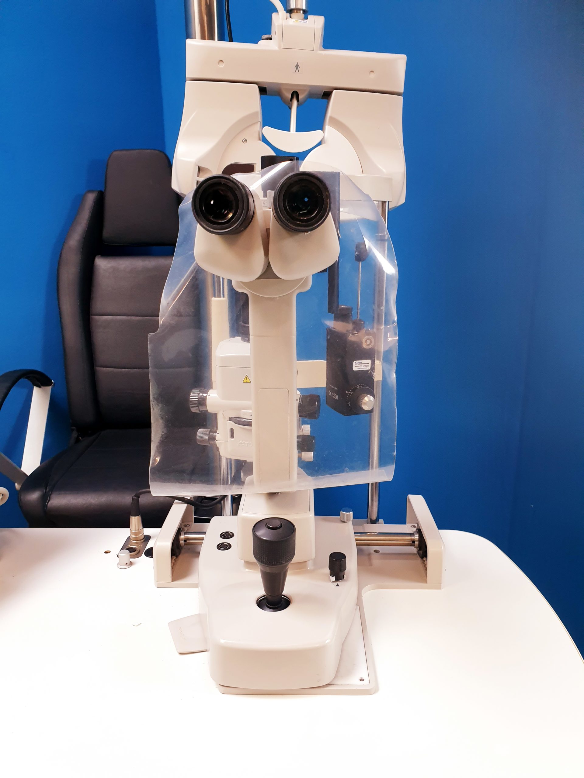 Topcon Ophthalmologie Einheit SL-D + Compu Vision CV-5000 + CV-5000 Pro + ACP-8 EM + AT-900 + thumbnail 6