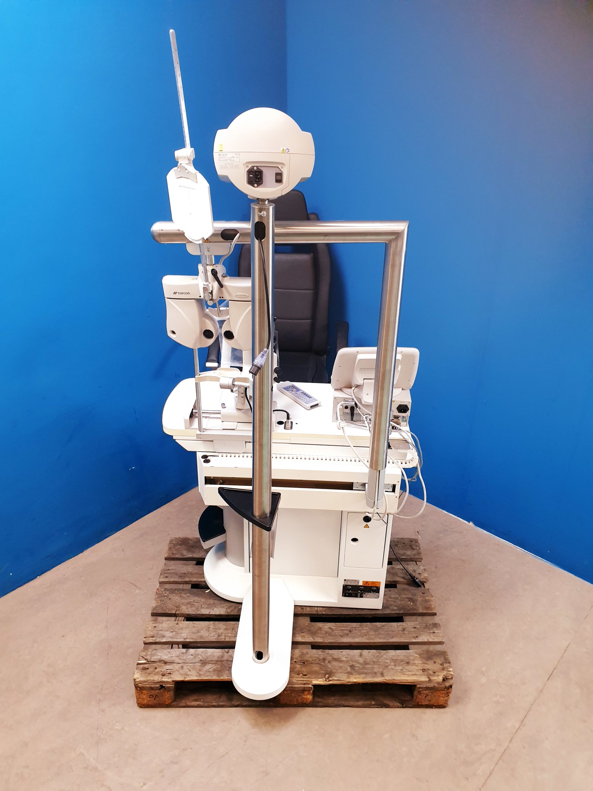 Topcon Ophthalmologie Einheit SL-D + Compu Vision CV-5000 + CV-5000 Pro + ACP-8 EM + AT-900 + thumbnail 15