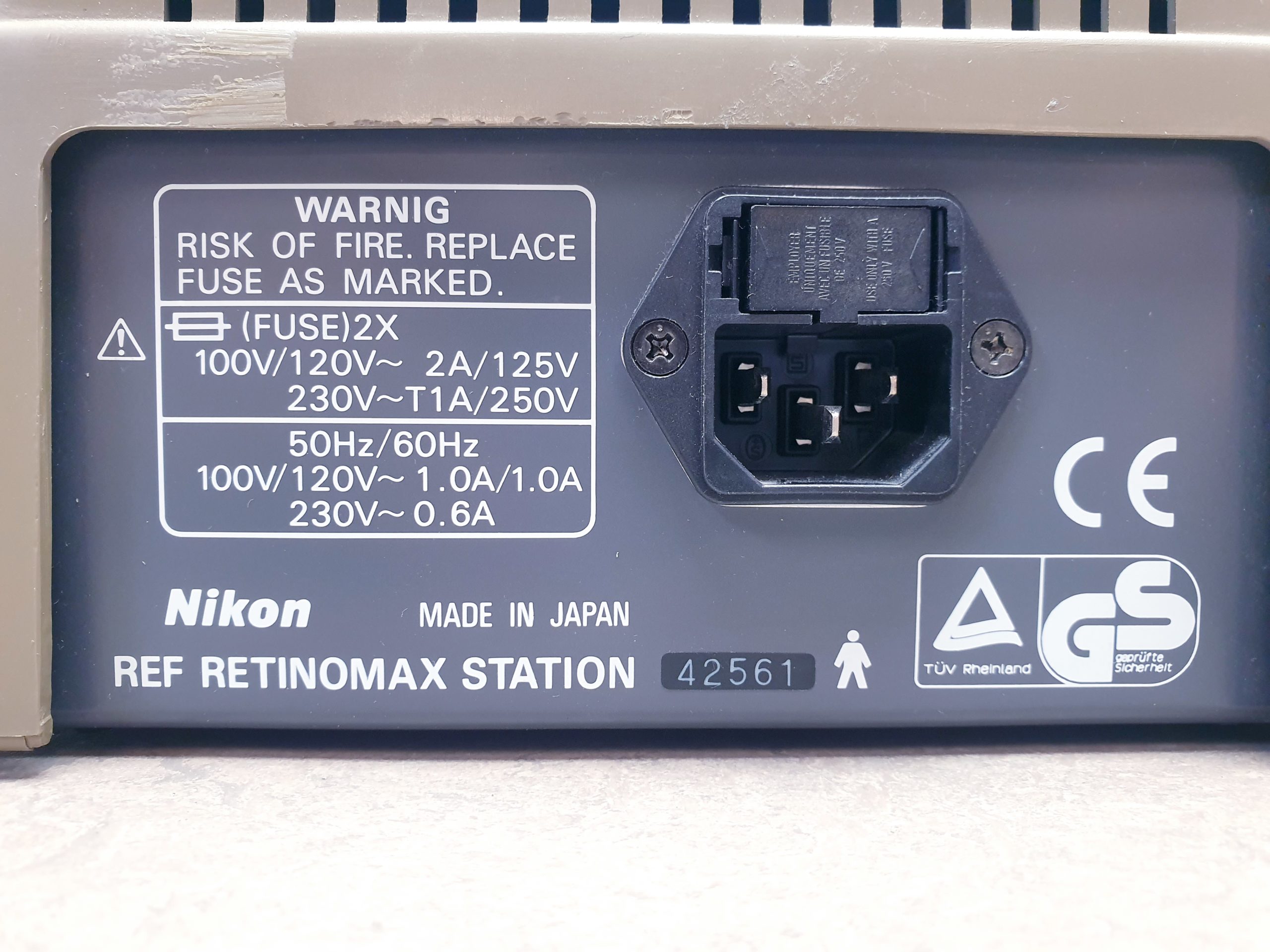 Nikon Retinomax Autorefractor Station und Drucker thumbnail 10