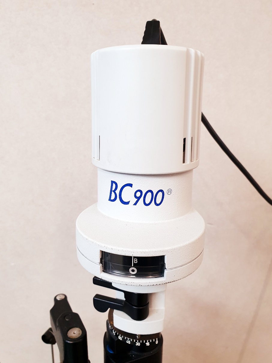 HAAG-STREIT BC 900 – BC900 Spalt Lampe + FL-CC2514-2M Ricoh +Tonometer thumbnail 7