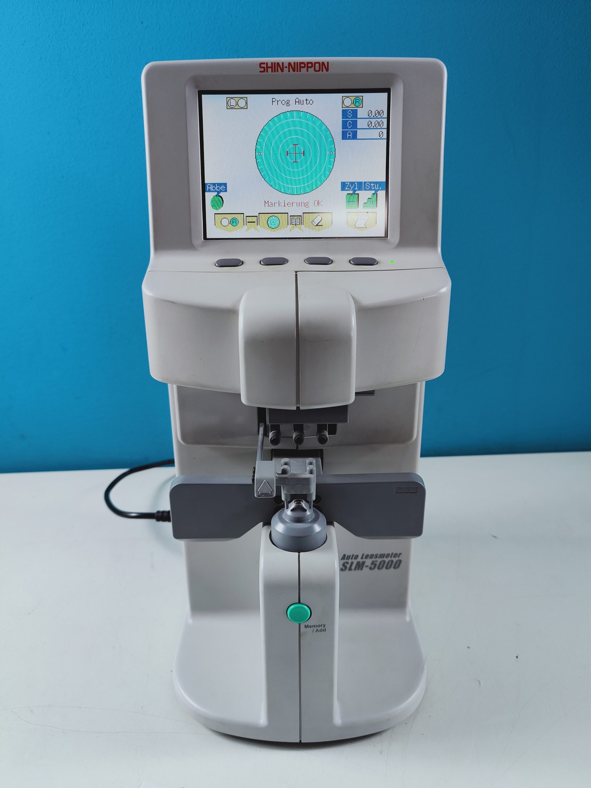 Shin Nippon SLM 5000 // SLM-5000 full automatic Lensmeter — image 1 of 4