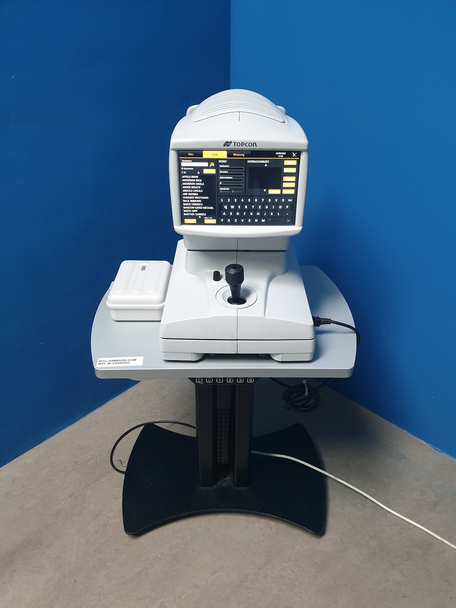 TOPCON ALADDIN Biometrie & Topographie Topographer HW 2.0 thumbnail 2