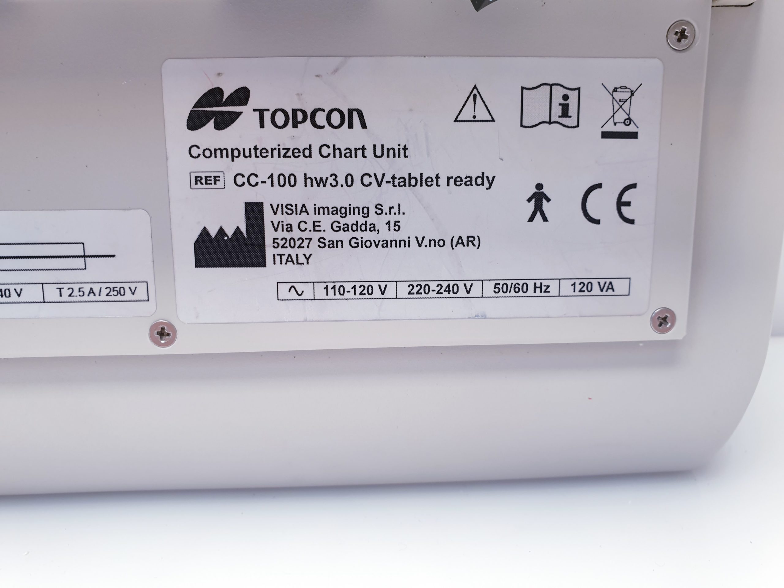 Topcon CC-100XP Sehprüfsystem Computerized Chart Unit thumbnail 4