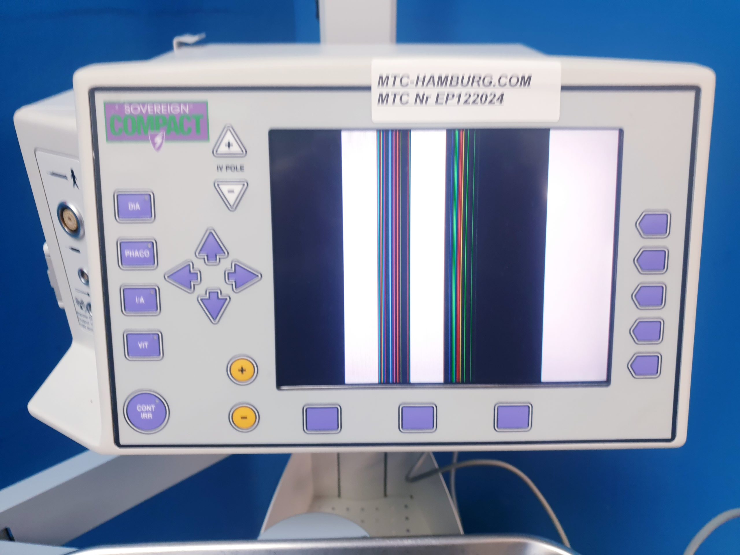 AMO Sovereign Compact Phakoemulsifikator mit Fußschalter Rollbar thumbnail 3