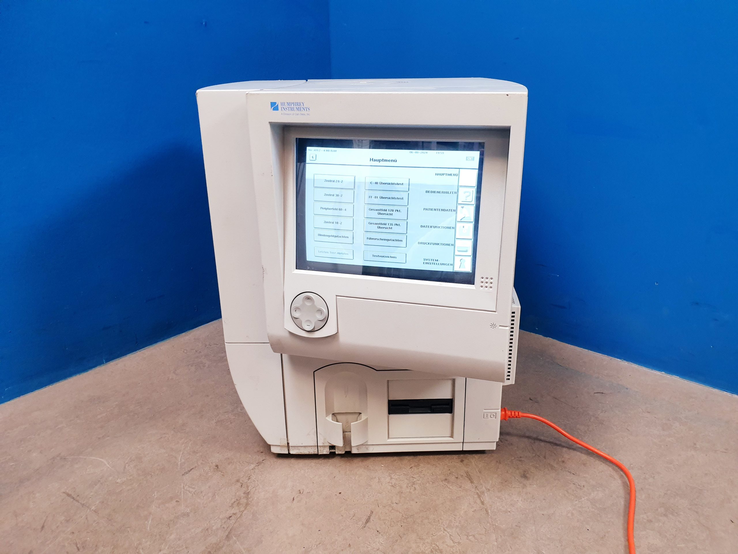 CARL ZEISS Humphrey 720 Gesichtsfeldanalysator — image 1 of 9