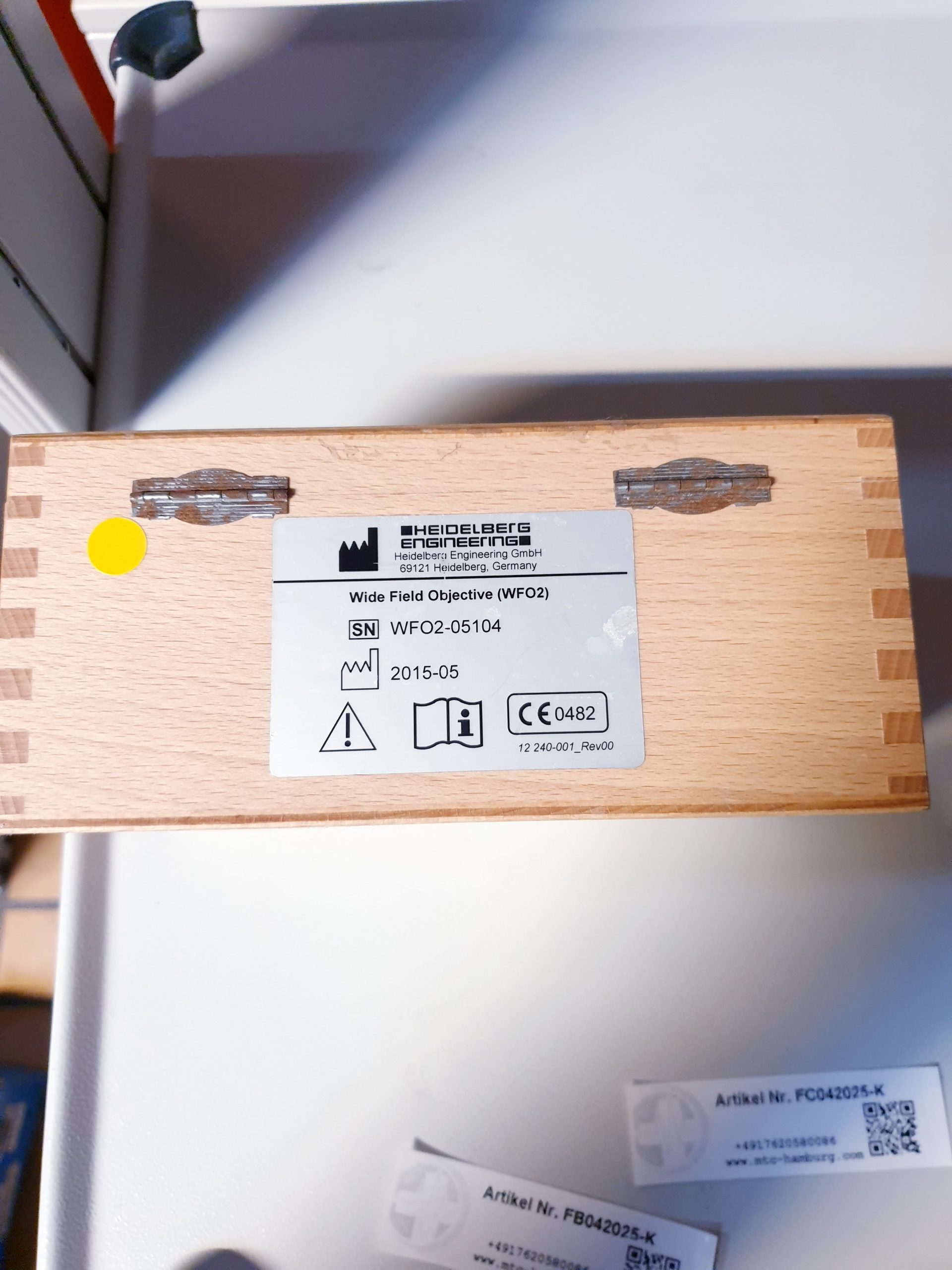 Heidelberg Engineering Weitwinkelobjektiv 50946-001 WFO2-05104 Wide Field Objective – WFO2 thumbnail 6