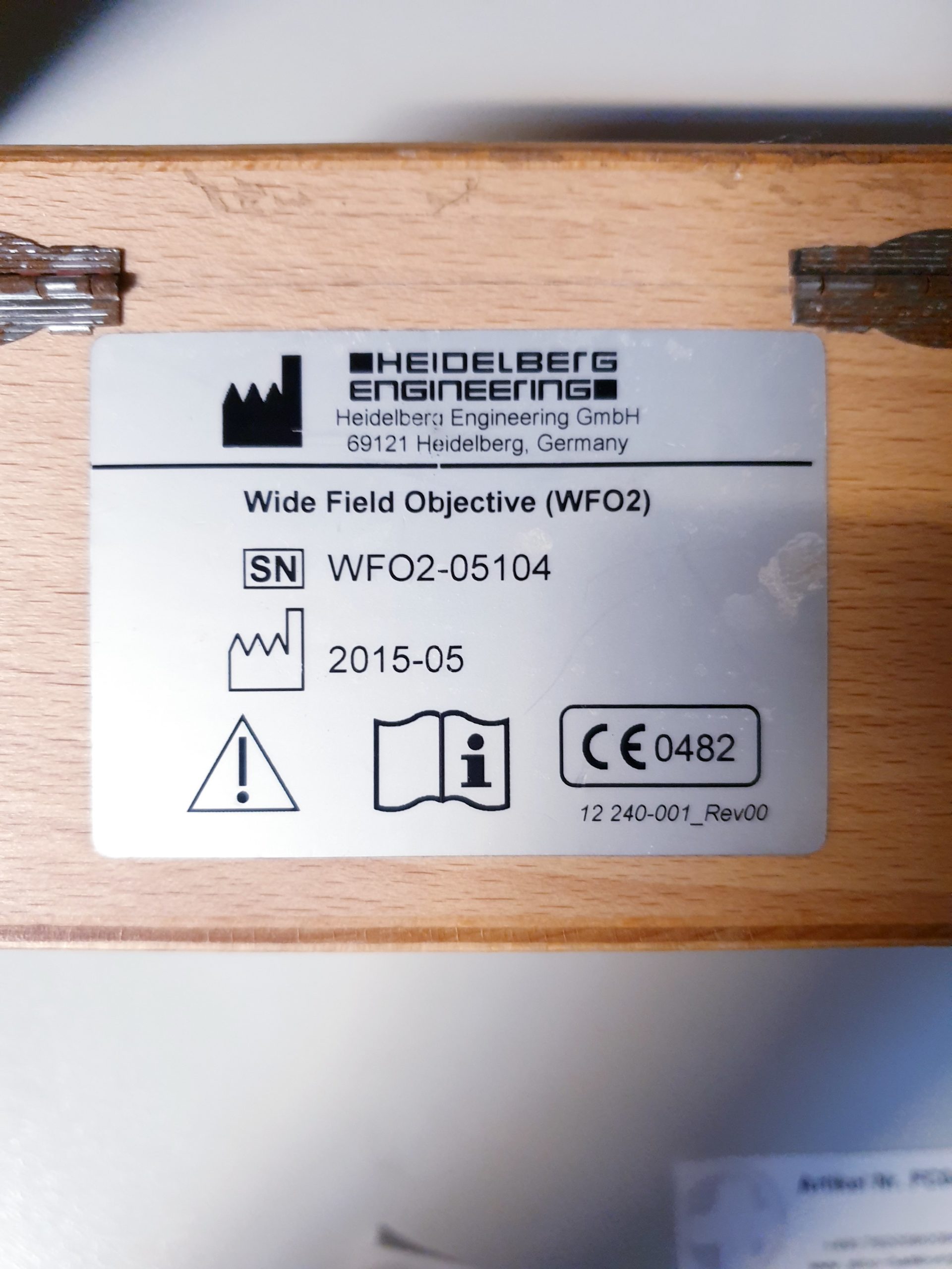 Heidelberg Engineering Weitwinkelobjektiv 50946-001 WFO2-05104 Wide Field Objective – WFO2 thumbnail 7