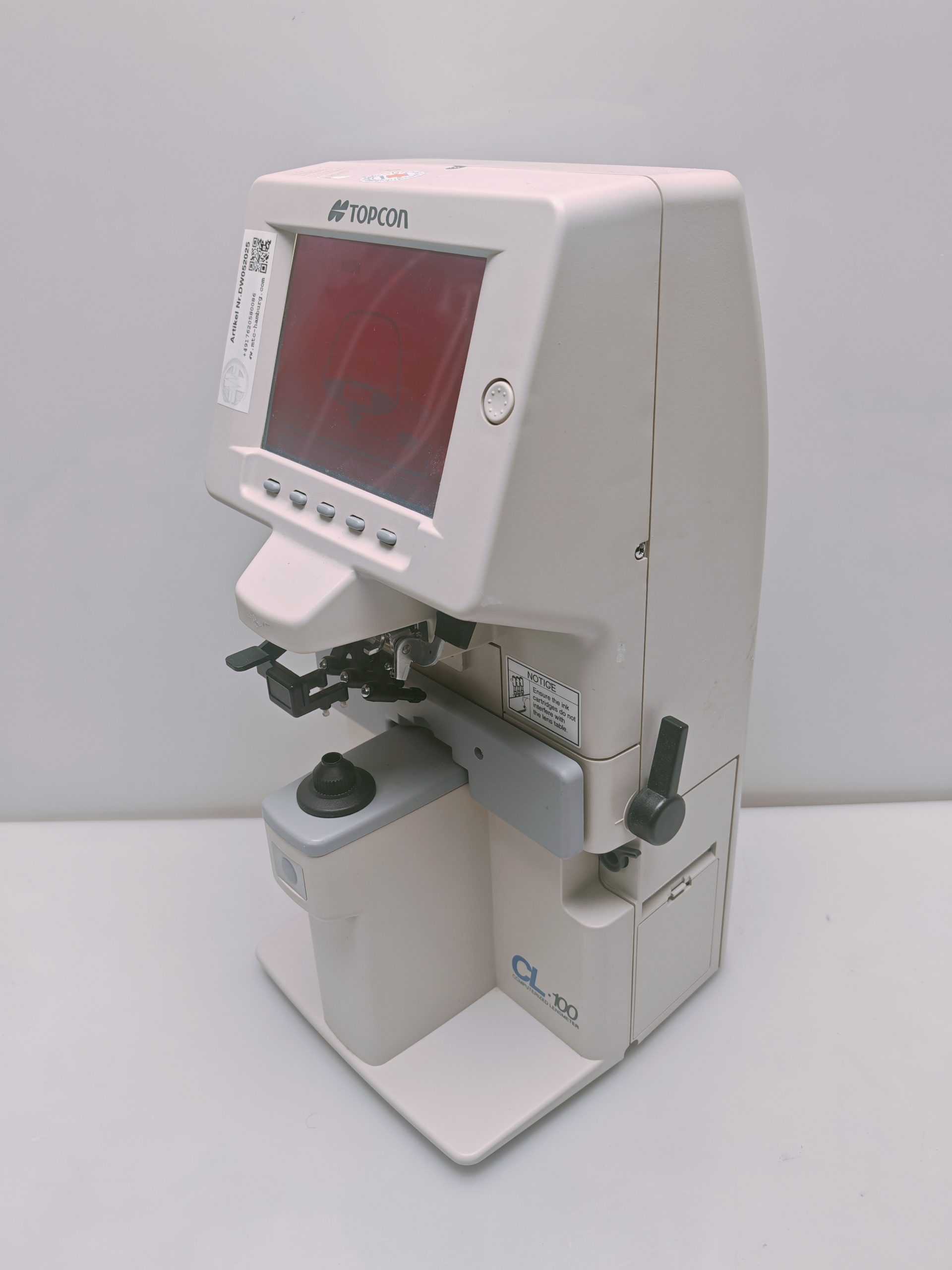 Topcon CL-100 Auto Scheitelbrechwertmesser Lensmeter thumbnail 5