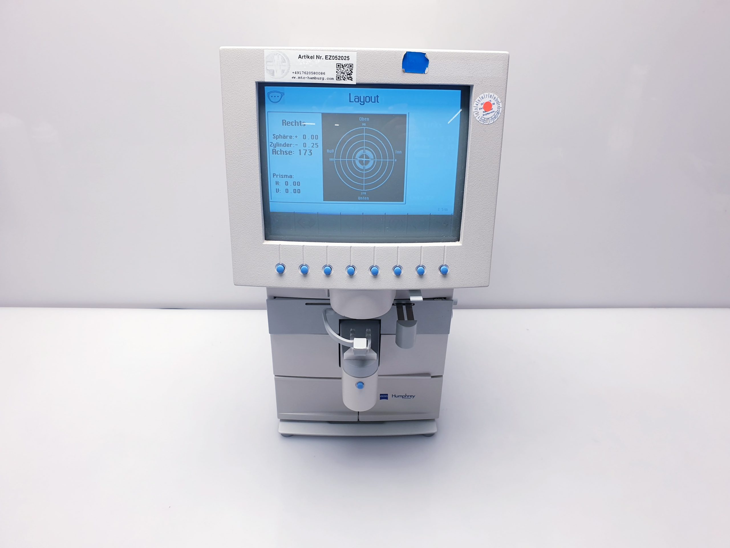 ZEISS Humphrey 350 Linse Analysator , Scheitelbrechwertmesser — image 1 of 7