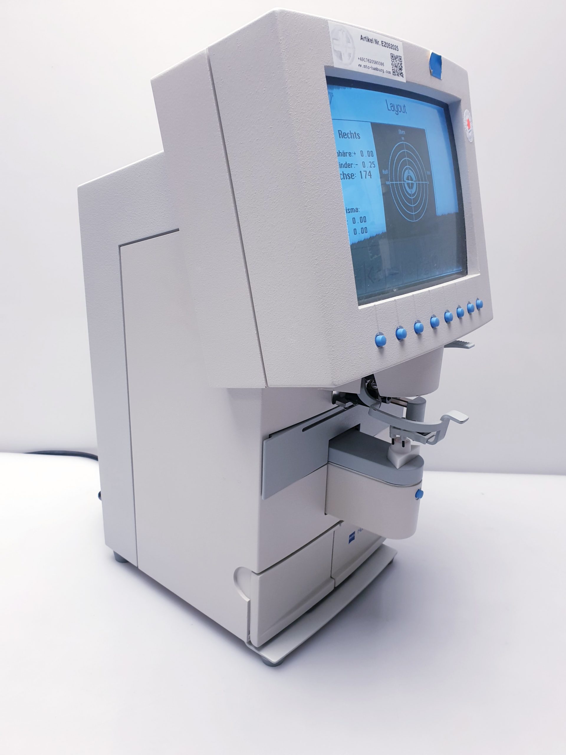 ZEISS Humphrey 350 Linse Analysator , Scheitelbrechwertmesser thumbnail 4