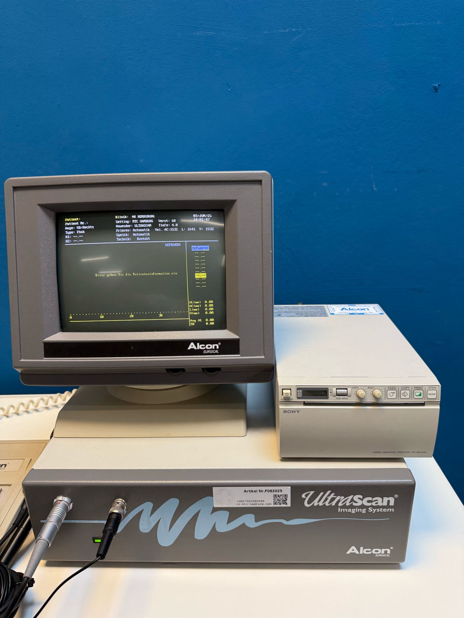 Alcon Ultrascan B-Scan und Biometer thumbnail 4