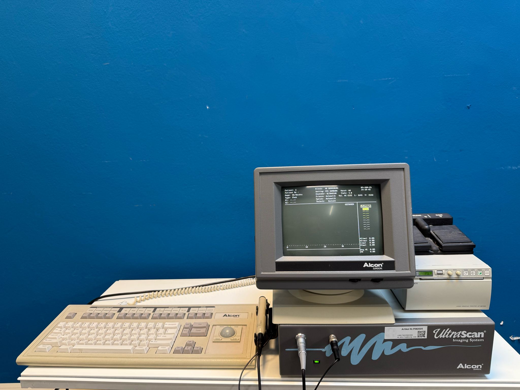 Alcon Ultrascan B-Scan und Biometer thumbnail 15