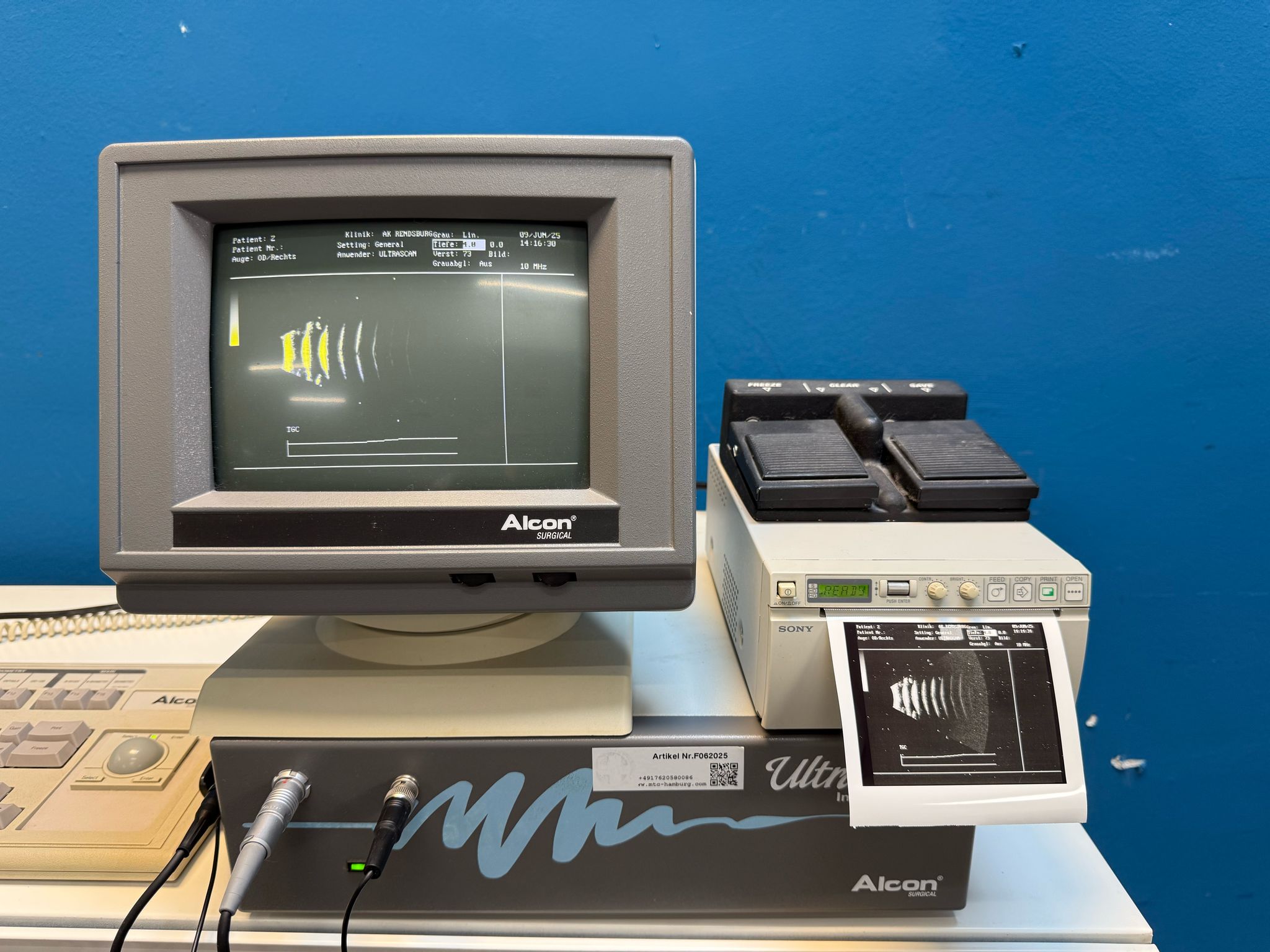 Alcon Ultrascan B-Scan und Biometer thumbnail 17
