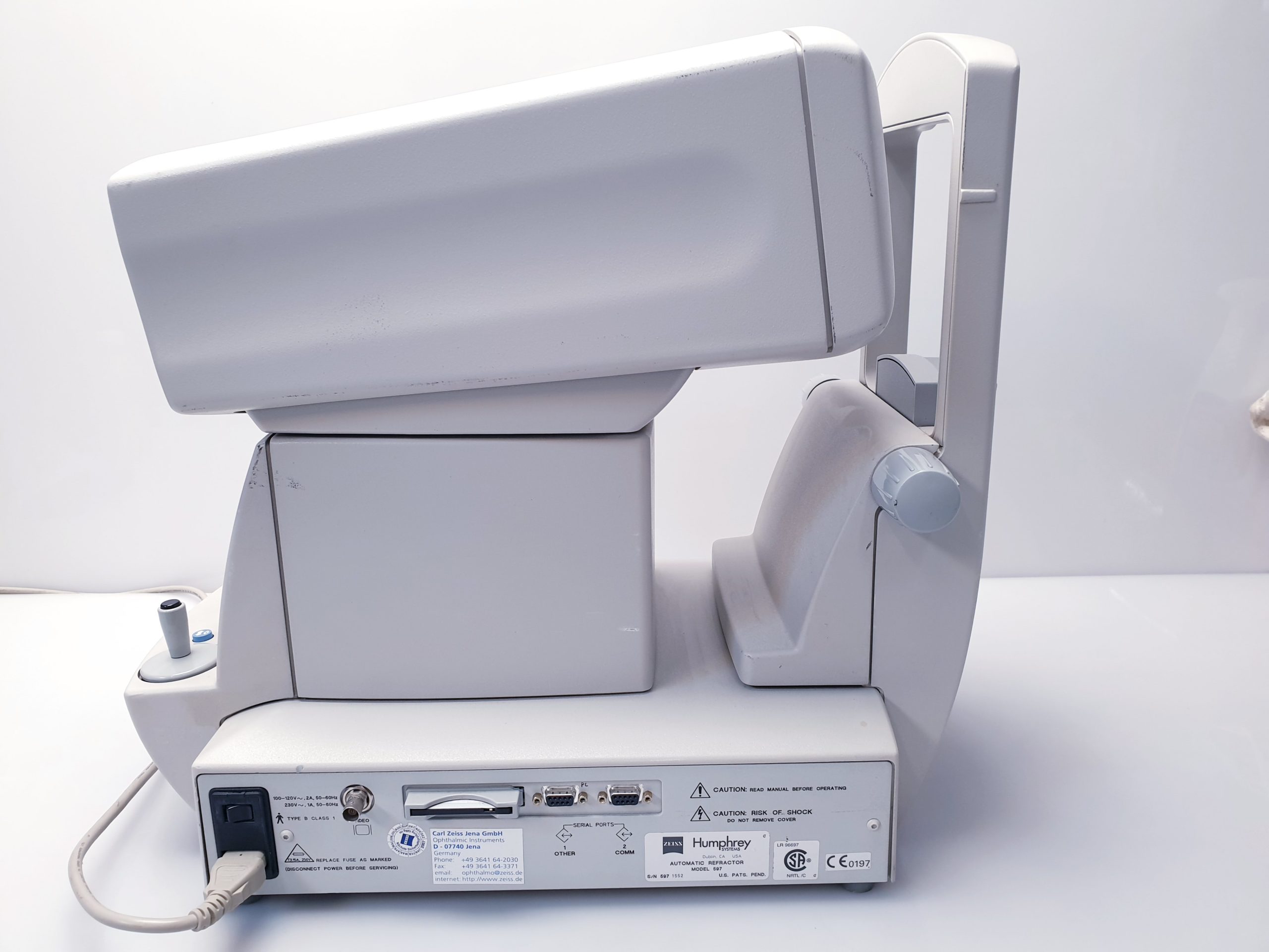 Zeiss Humphrey Mod. 597 Autorefraktometer Automatic Refractor thumbnail 10