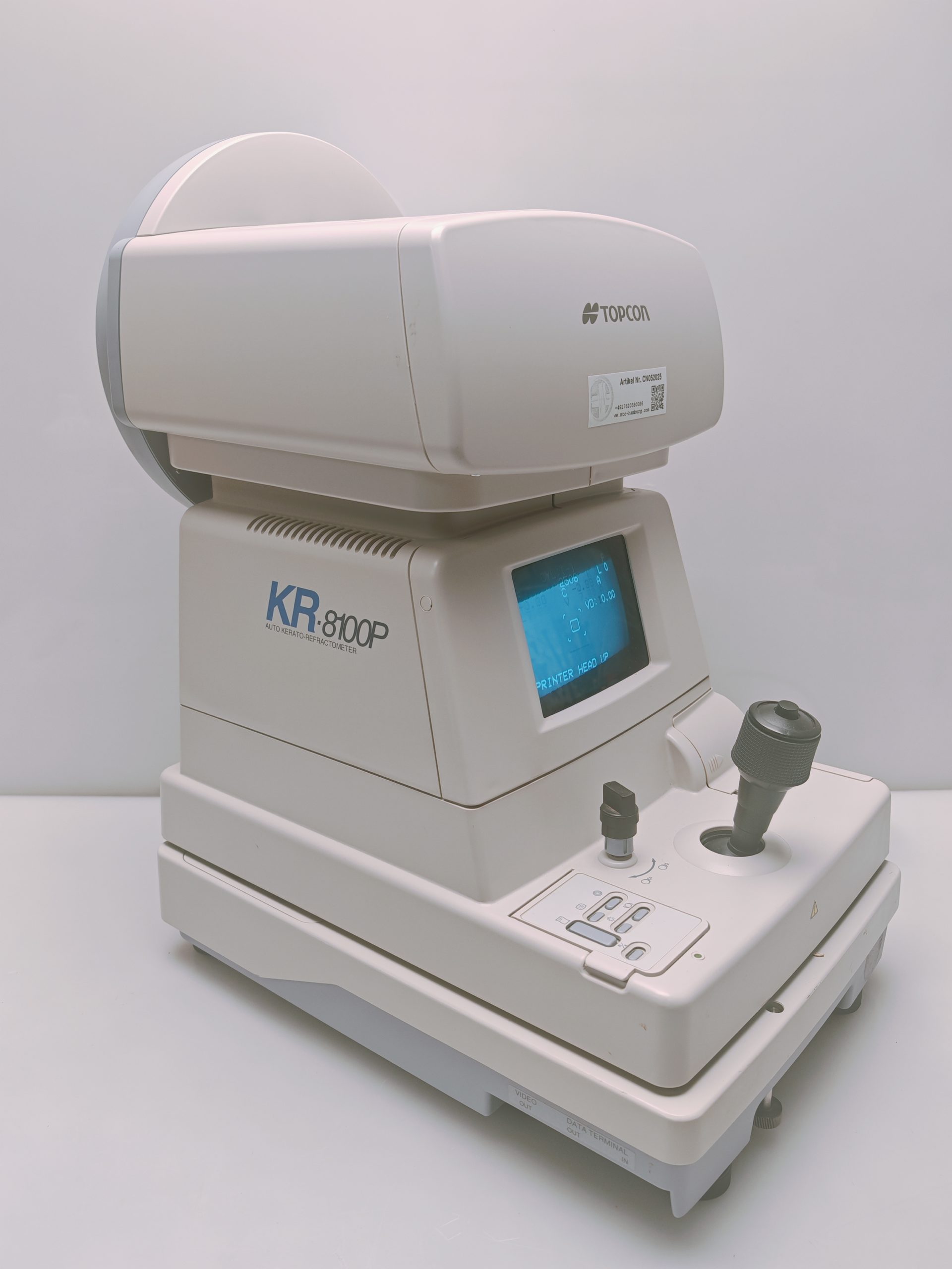 Topcon KR-8100P – KR8100P – KR 8100 P Autorefraktometer thumbnail 7