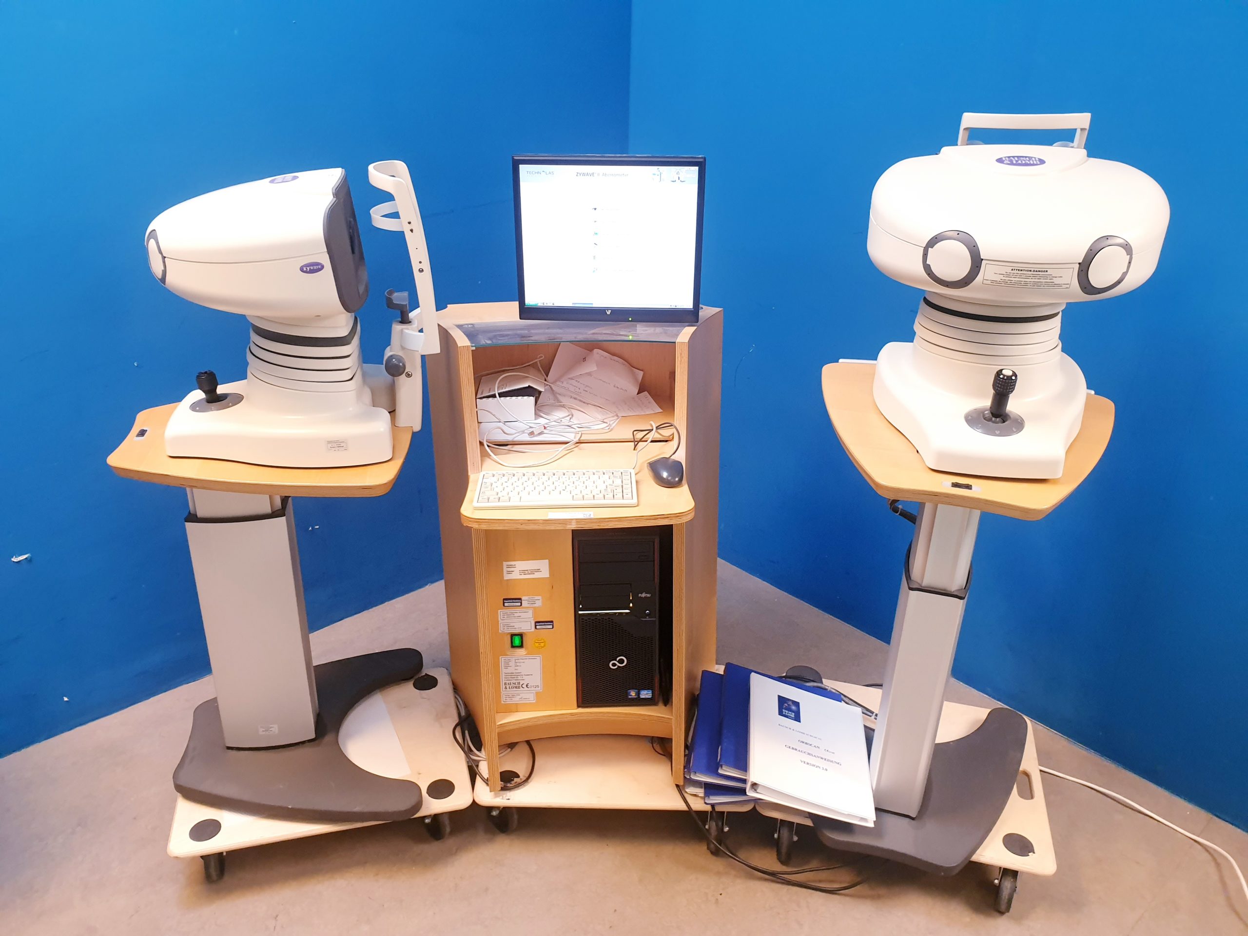 Bausch & Lomb Orbscan 3.14 IIz Topographer Corneal Analysis System topography – Zyoptix – zywave thumbnail 3