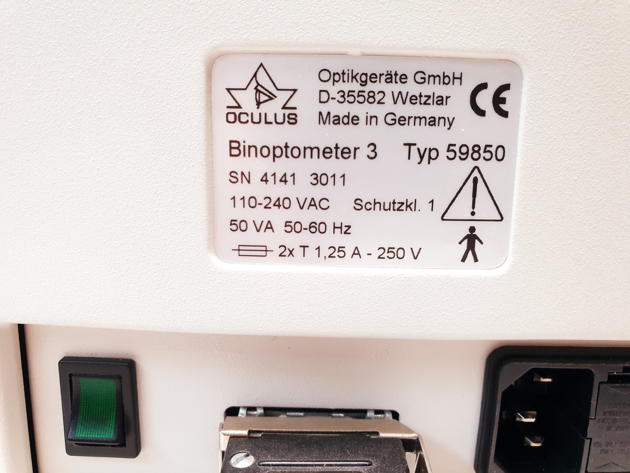 Oculus Binoptometer 3 59850 Sehtestgerät thumbnail 6