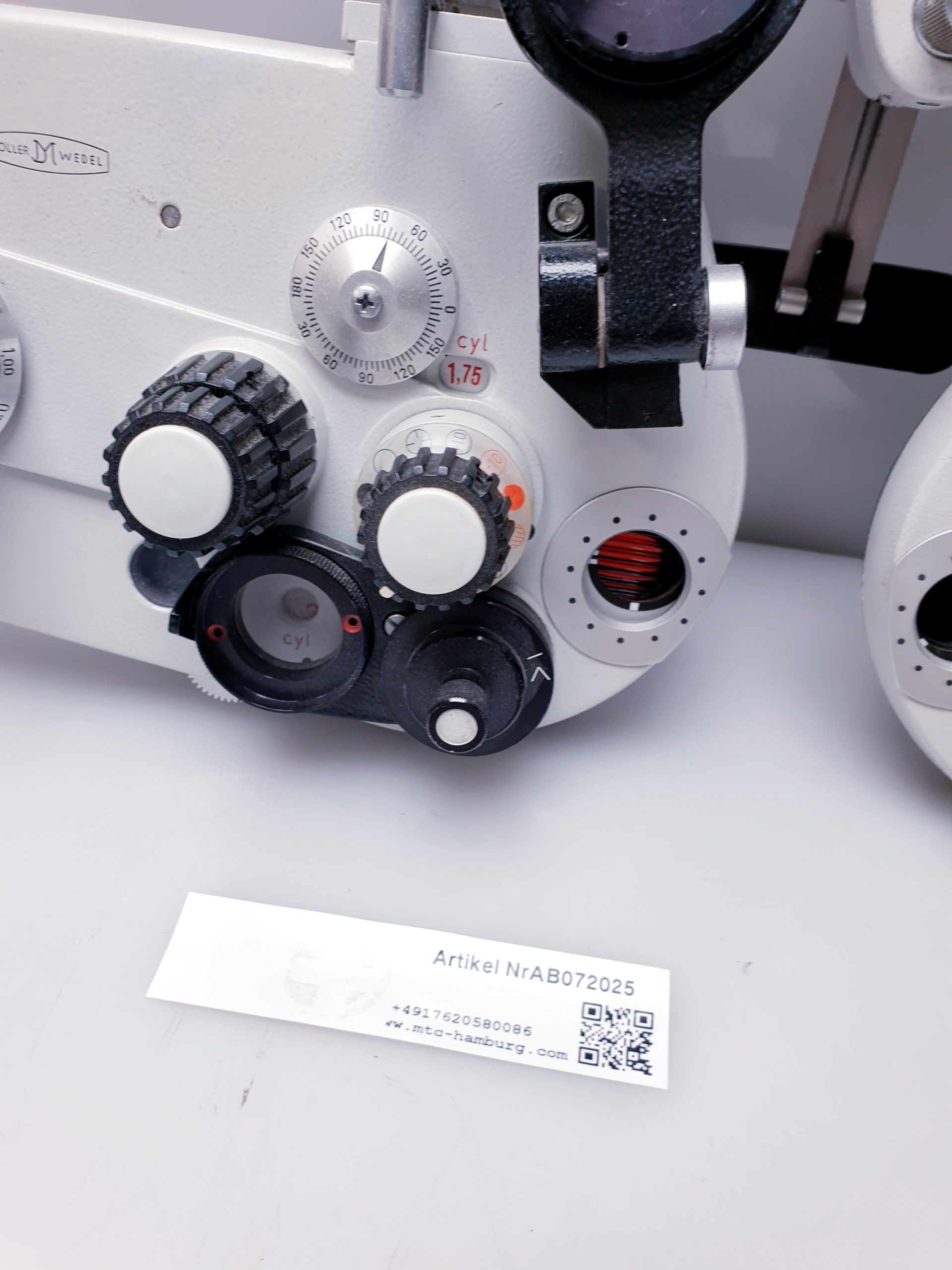 Moeller Wedel Visutest D 52306 manuell Phoropter AB072025 thumbnail 2
