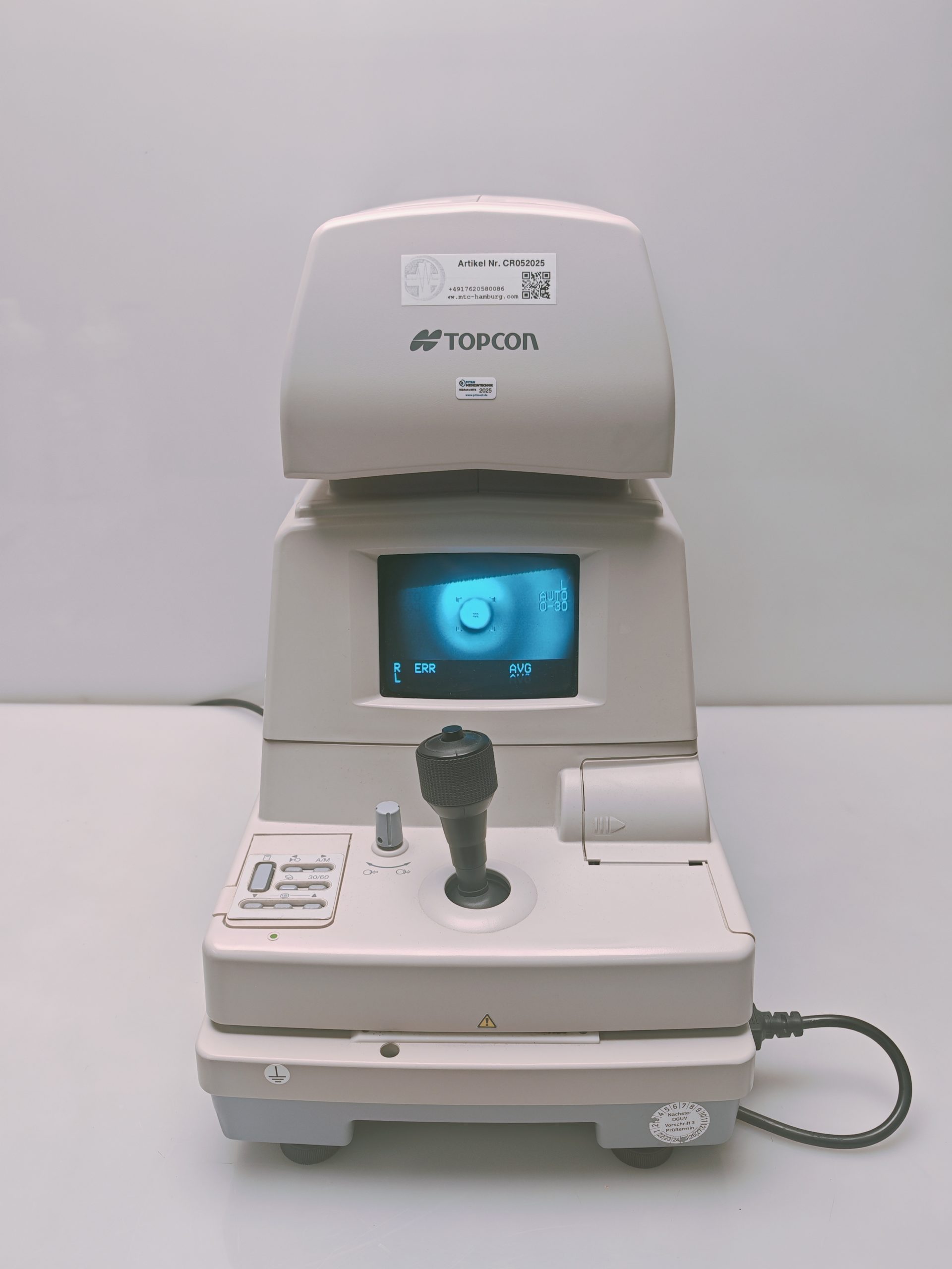 Topcon CT-80 Computerized Tonometer — image 1 of 1