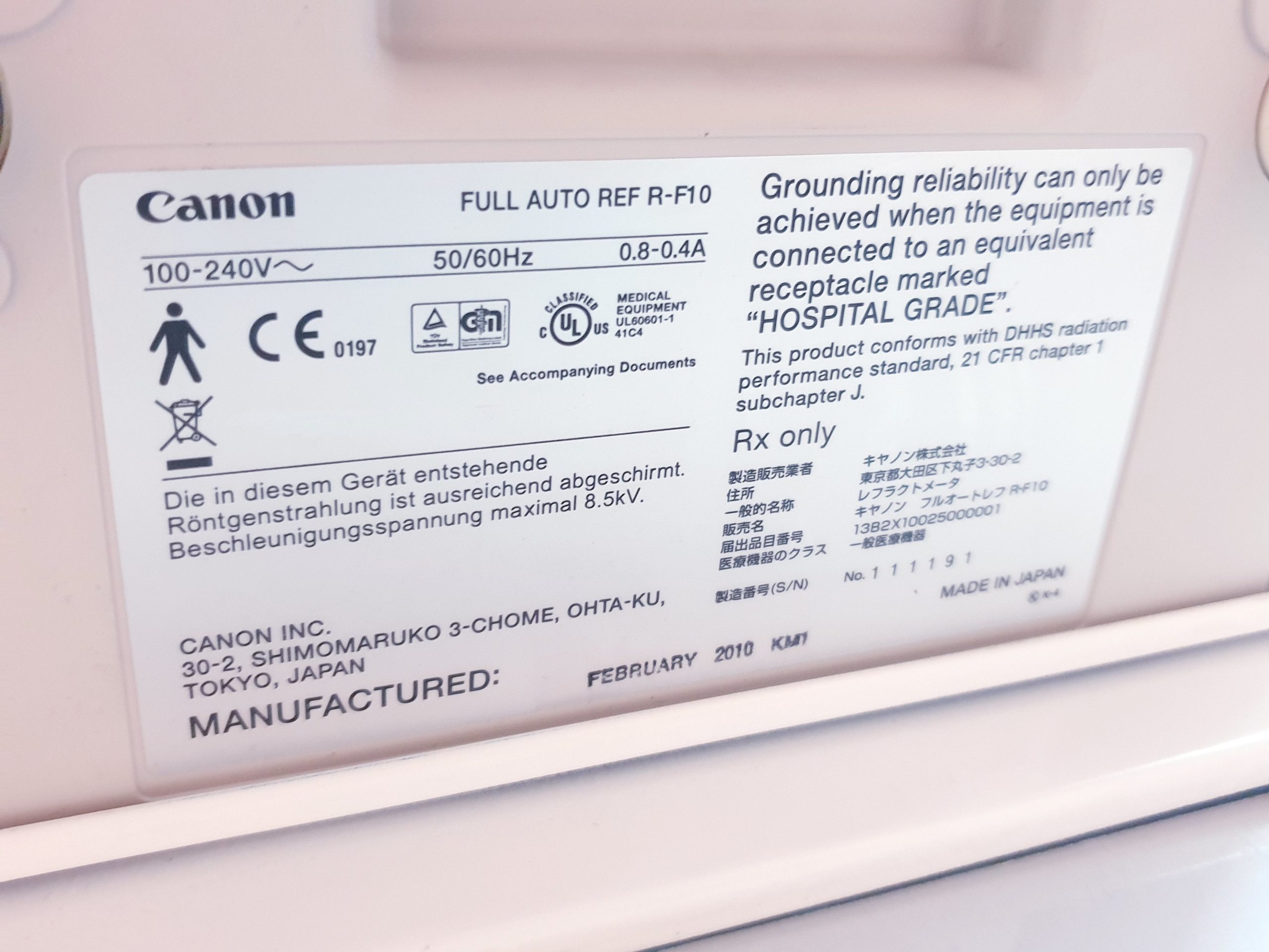 Canon Full Auto REF R-F10 RF10 thumbnail 6
