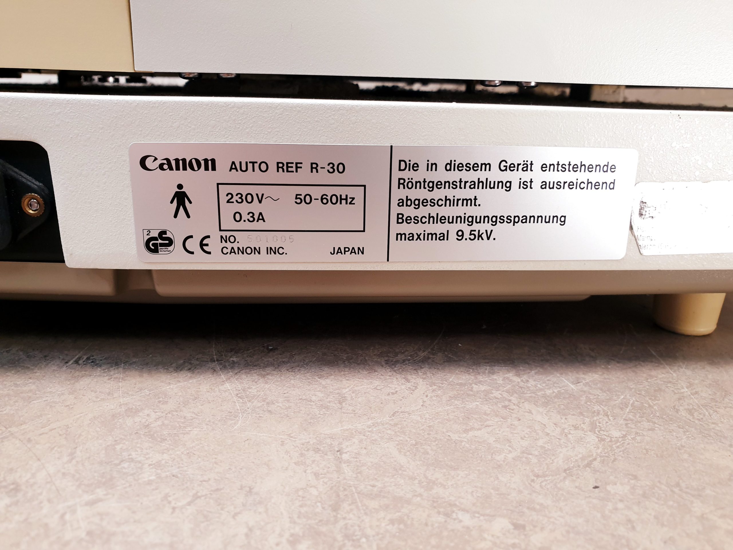 Canon Auto ref R-30 Autorefractormeter – Autorefraktometer thumbnail 5