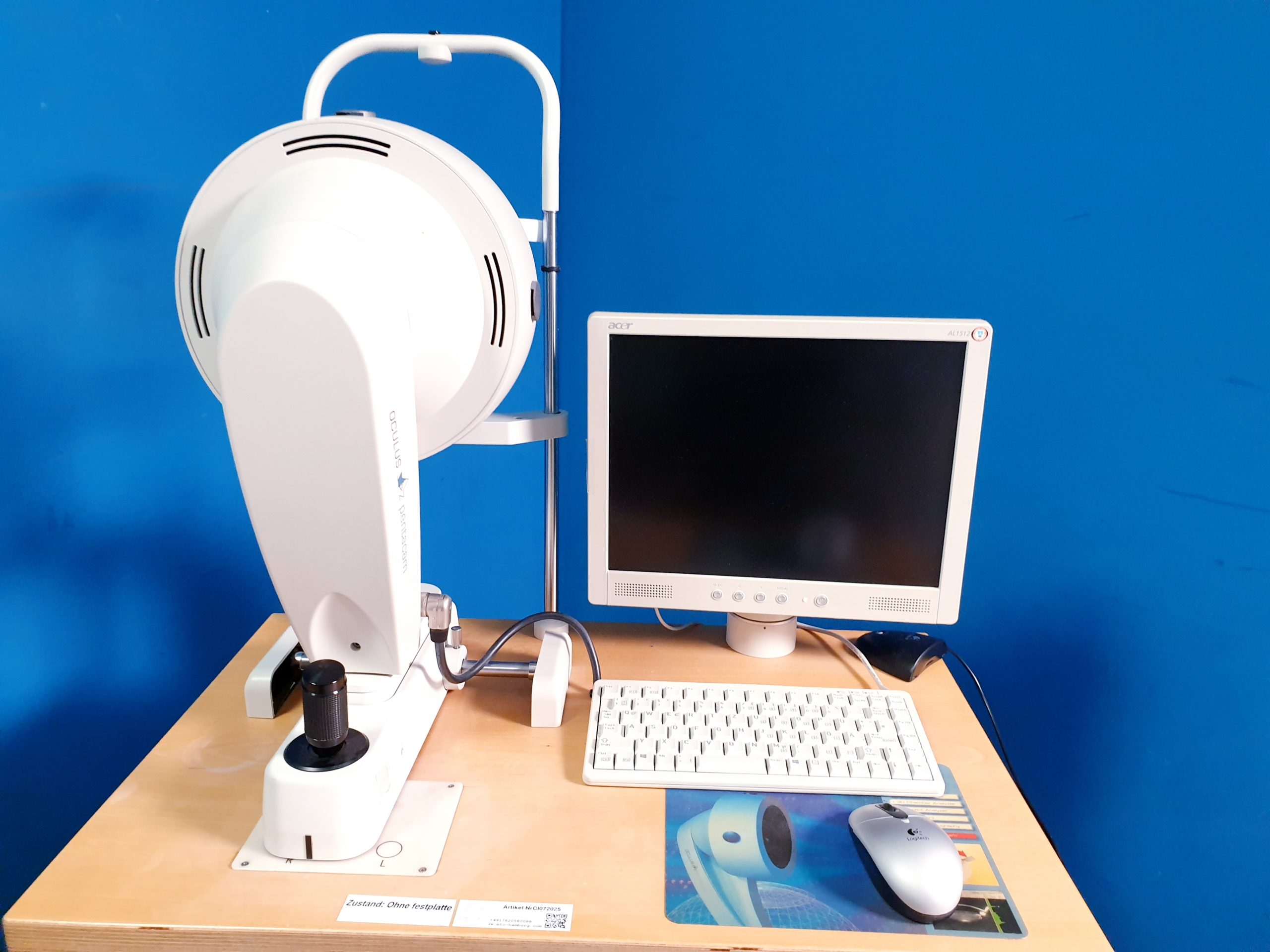 Oculus Pentacam 70700 Anterior Eye Segment Tomography System thumbnail 13