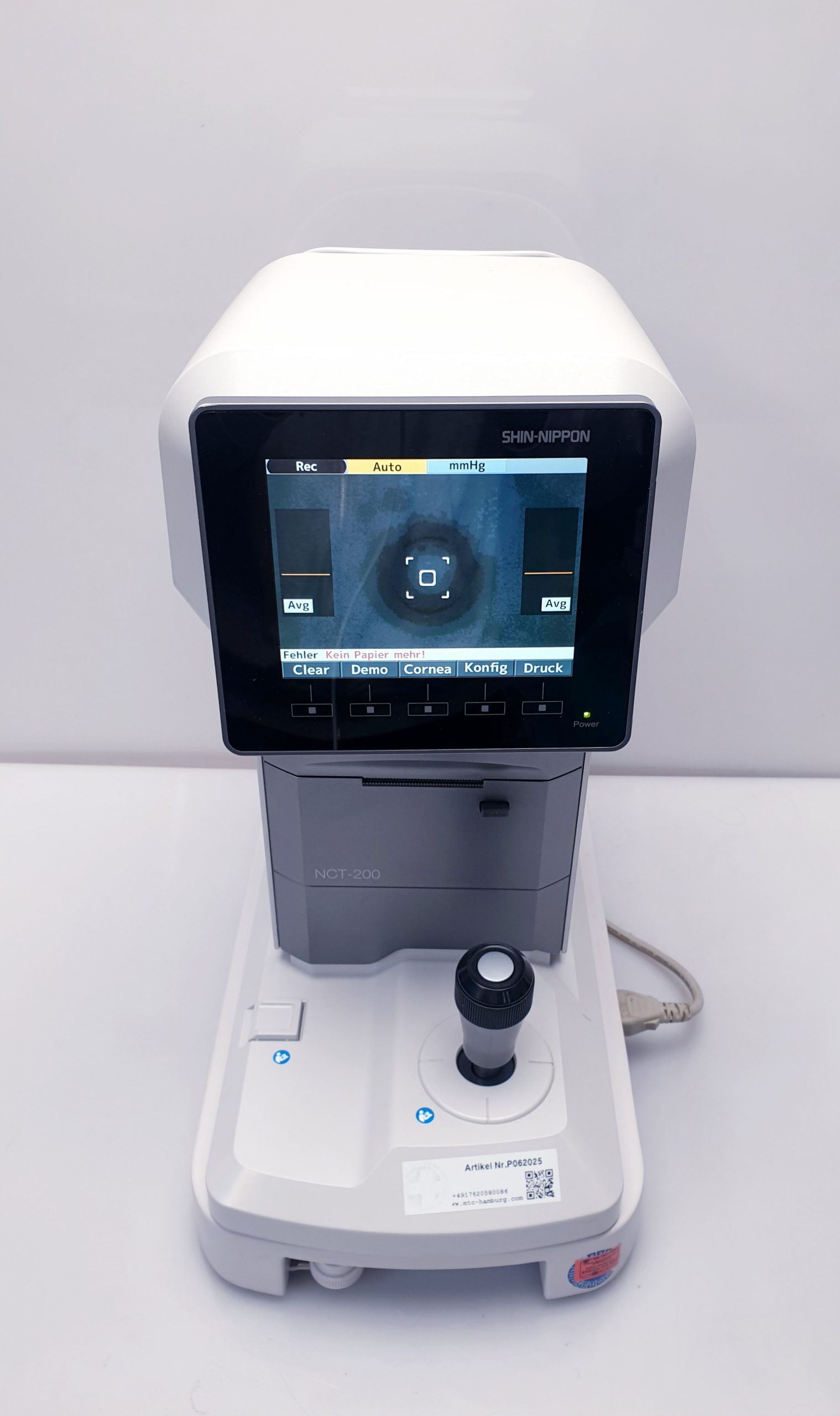SHIN NIPPON NCT-200 – Tonometer thumbnail 3