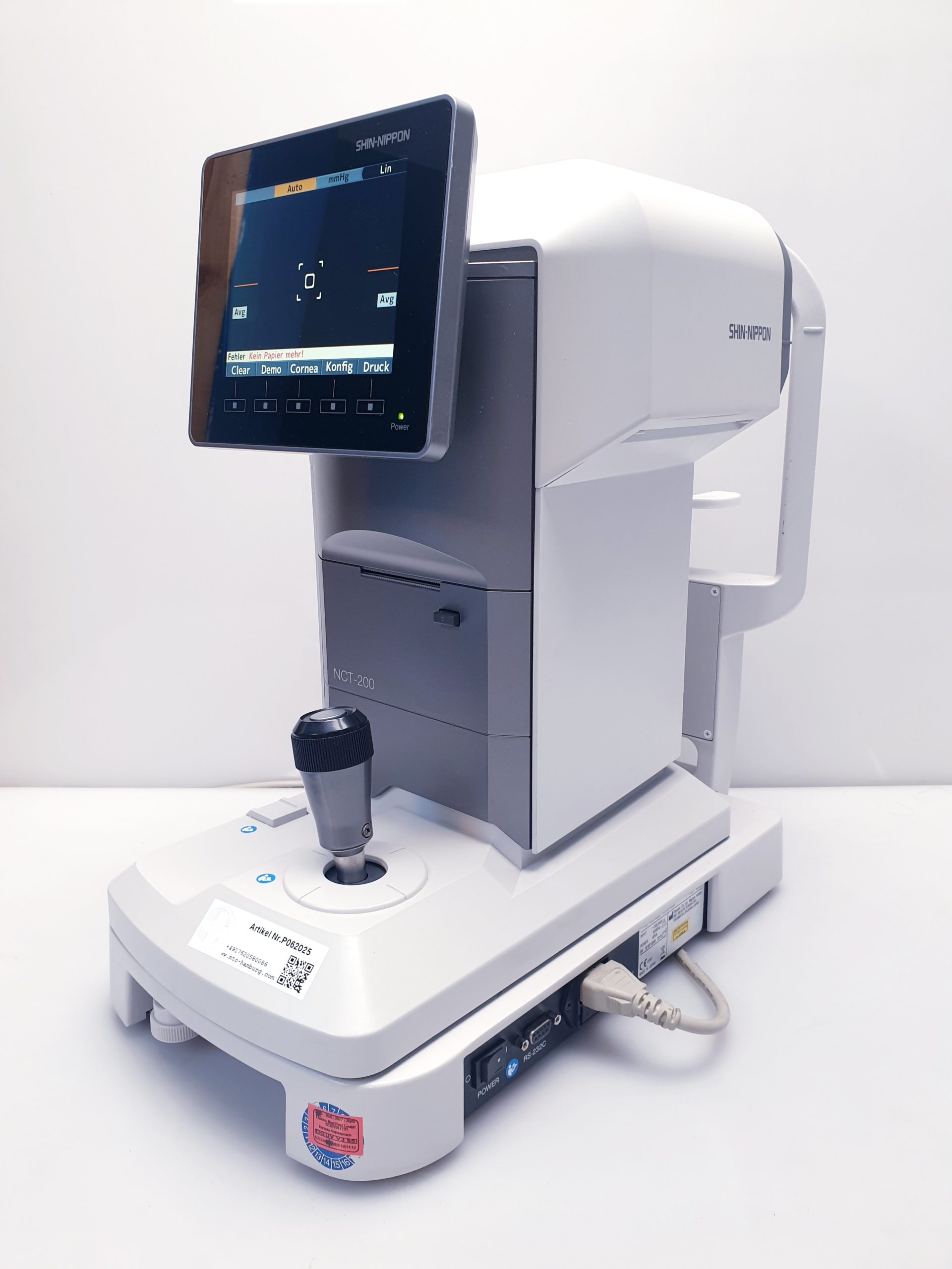 SHIN NIPPON NCT-200 – Tonometer thumbnail 6