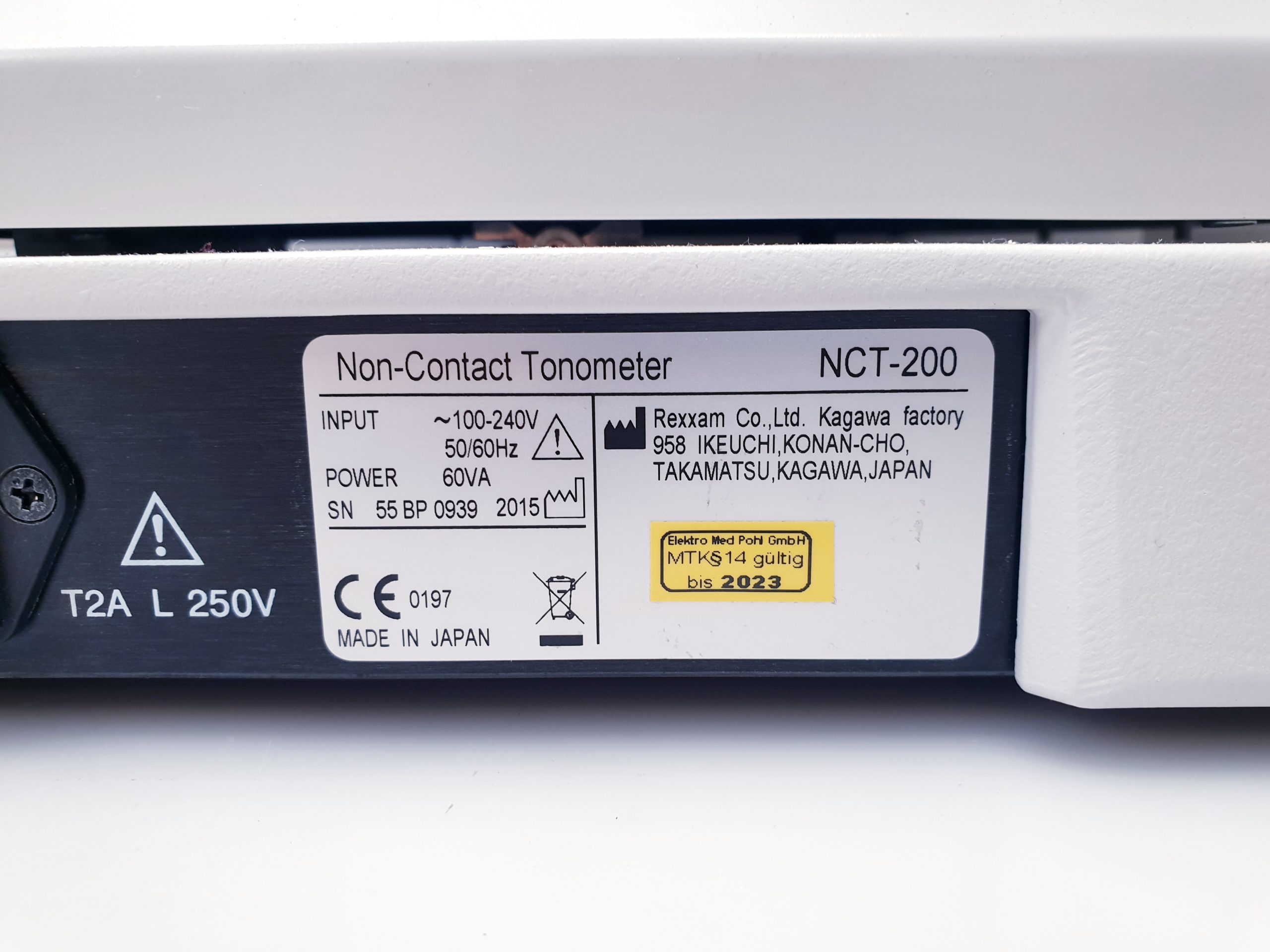 SHIN NIPPON NCT-200 – Tonometer thumbnail 12