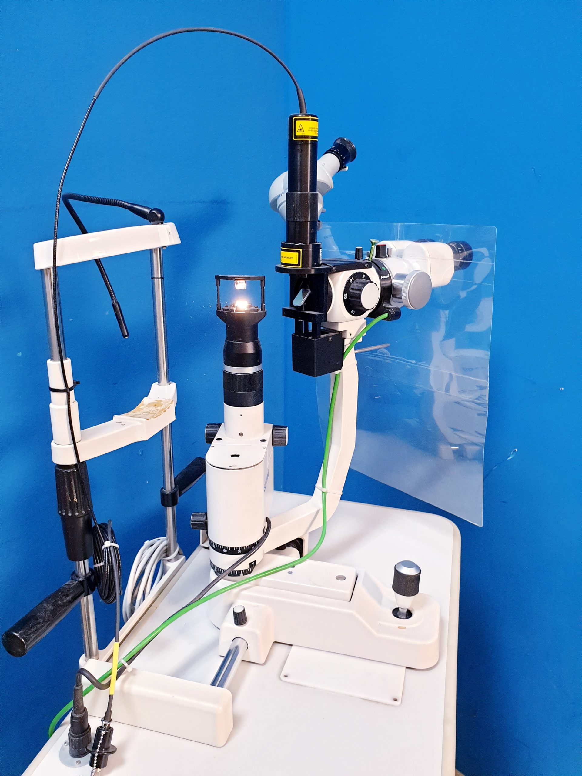 ALCON SL 1000 – SL1000 SLIP LAMP Spaltlampe 12,5 + EyeLite Adapter thumbnail 5