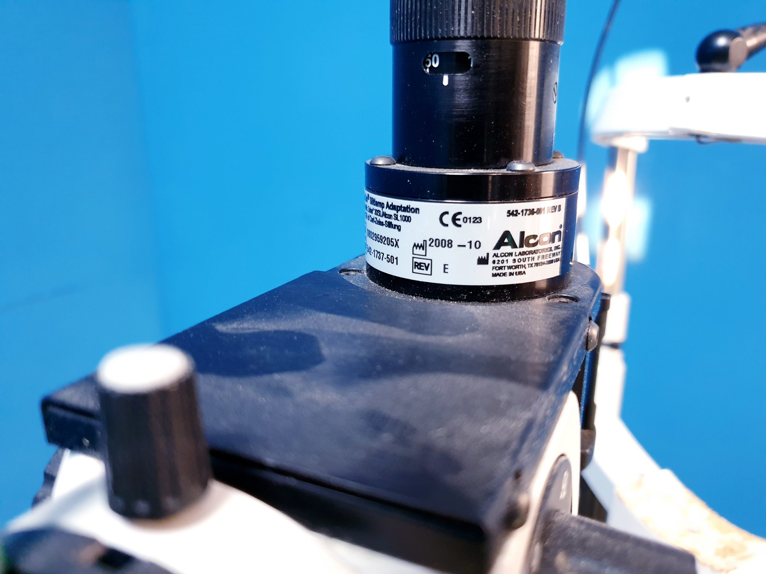 ALCON SL 1000 – SL1000 SLIP LAMP Spaltlampe 12,5 + EyeLite Adapter thumbnail 11