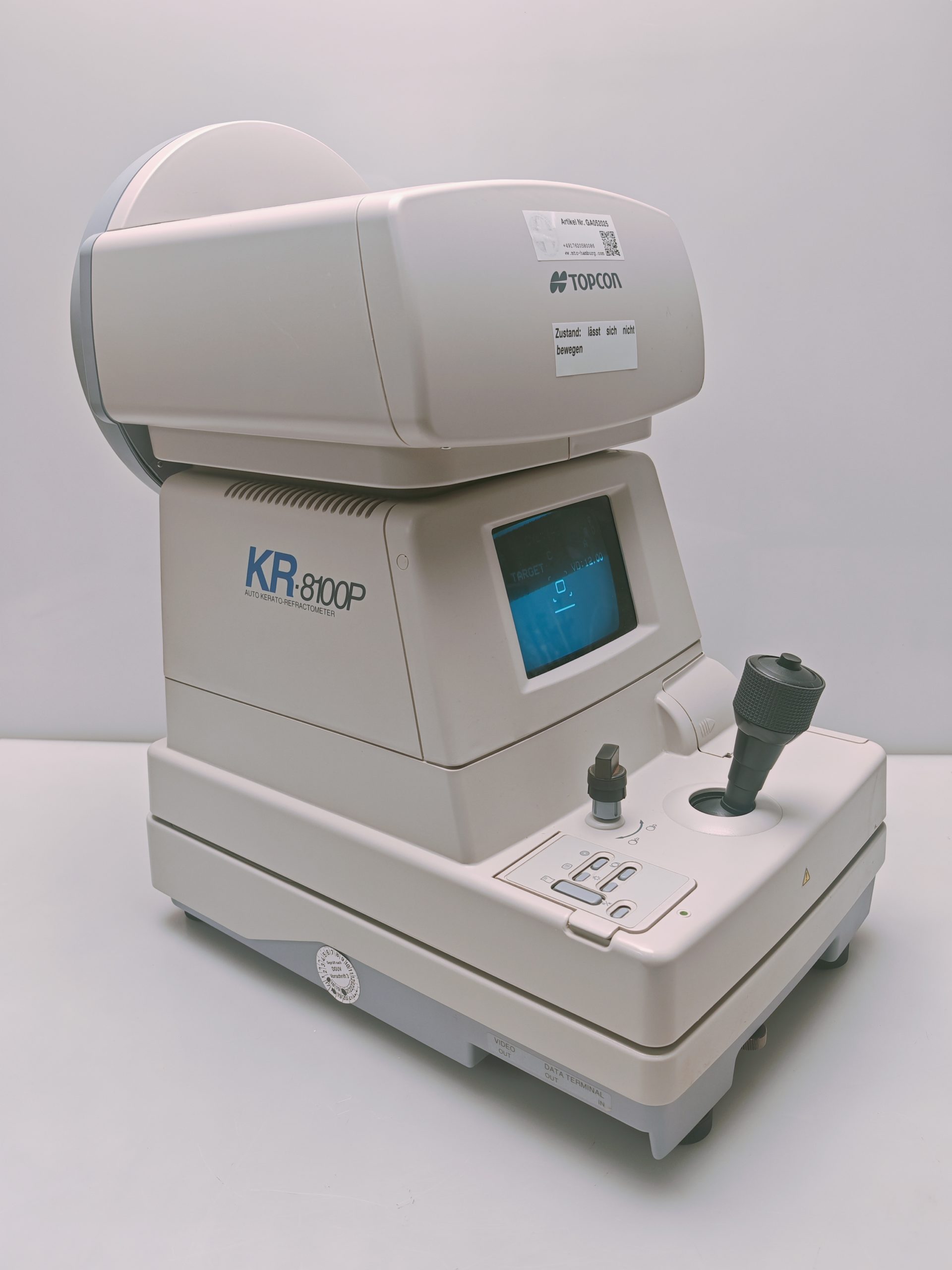 Topcon KR-8100P Autorefraktometer – ungeprüft thumbnail 7