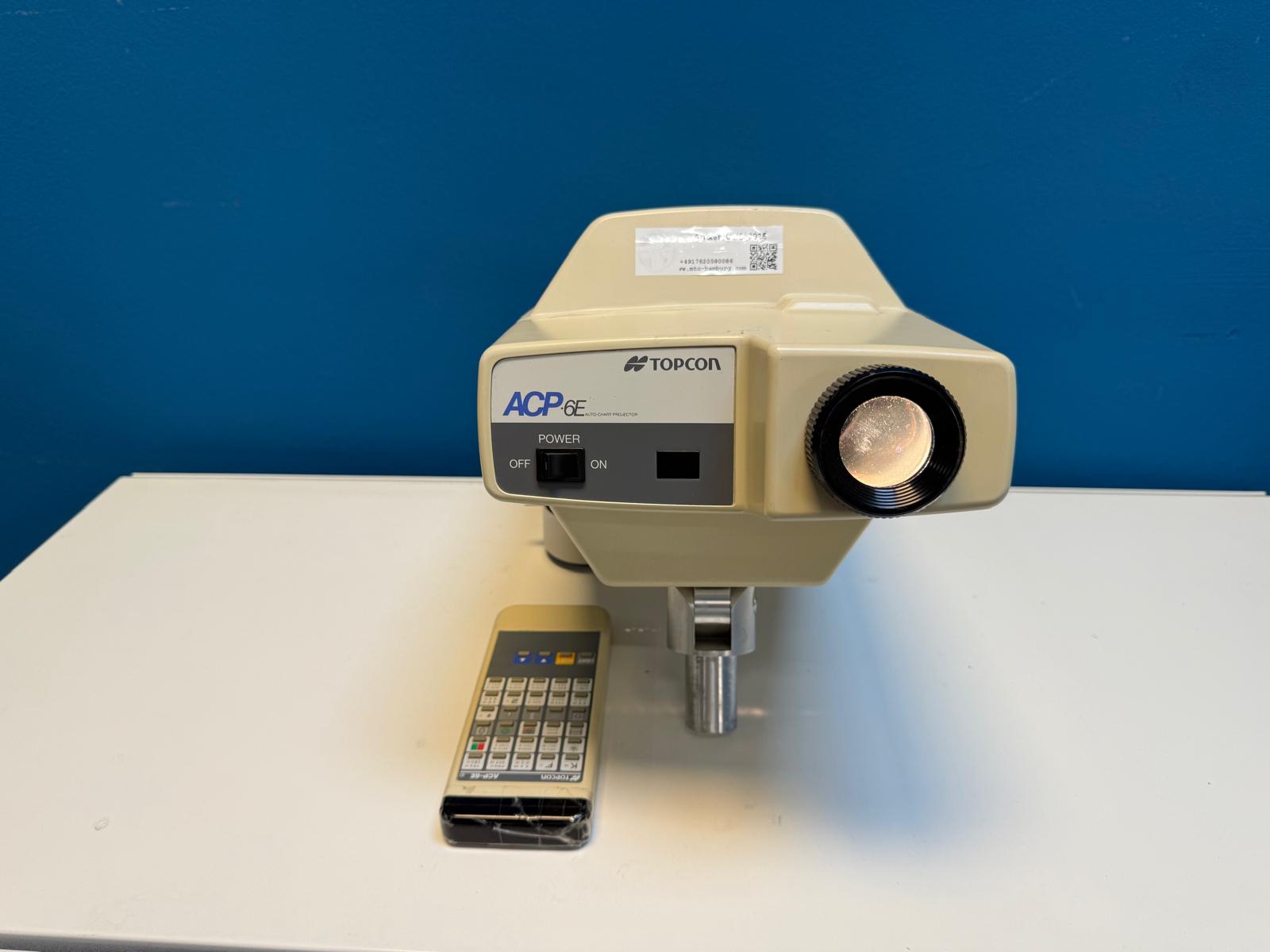 Topcon ACP 6E Sehzeichenprojektor mit Fernbedienung thumbnail 7