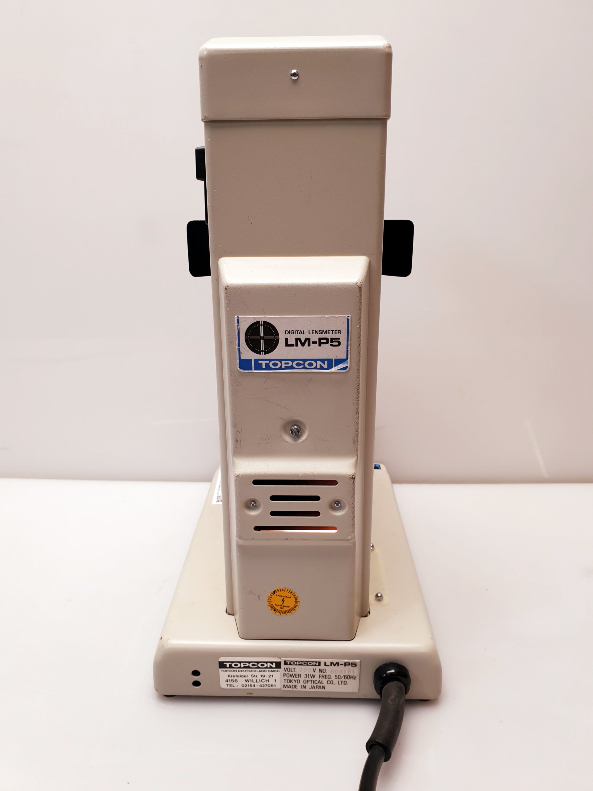 Topcon LM-P5 Digital Lensmeter thumbnail 8