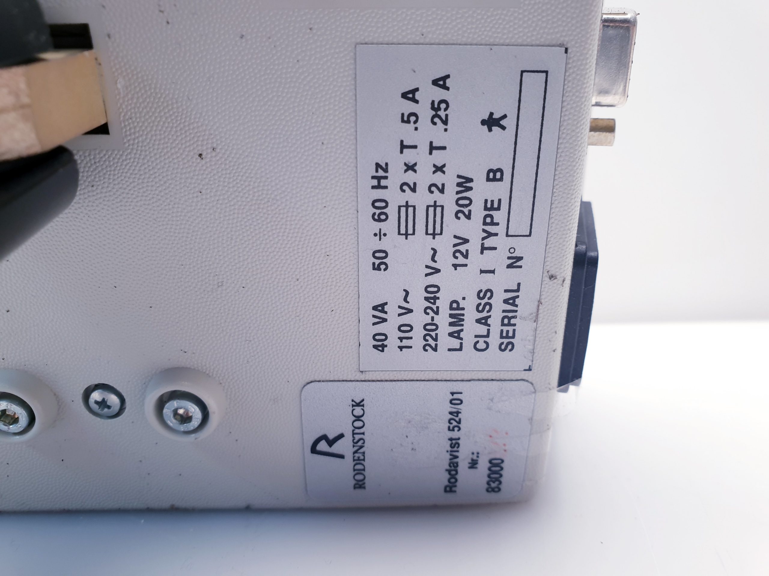 Rodenstock Rodavist 524 01 Sehzeichenprojektor mit Fernbedienung thumbnail 7
