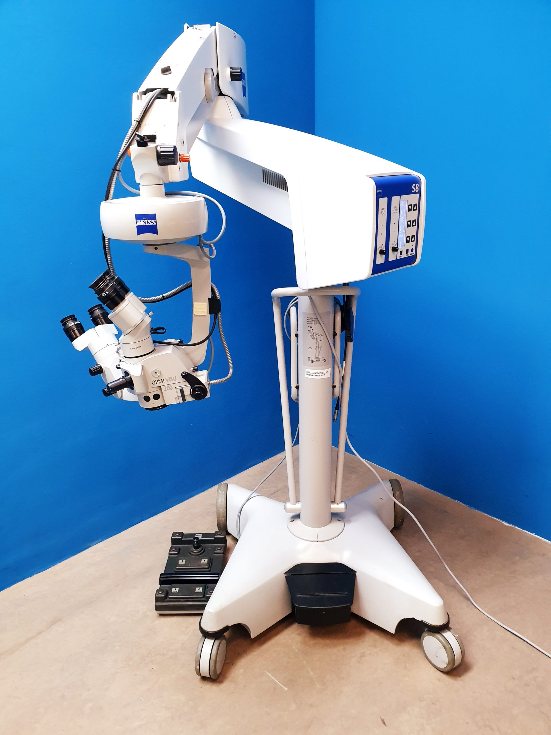 Carl Zeiss OPMI Visu 200 S8 Ophtalmology Surgical Microscope Ophtalmolgie — image 1 of 11