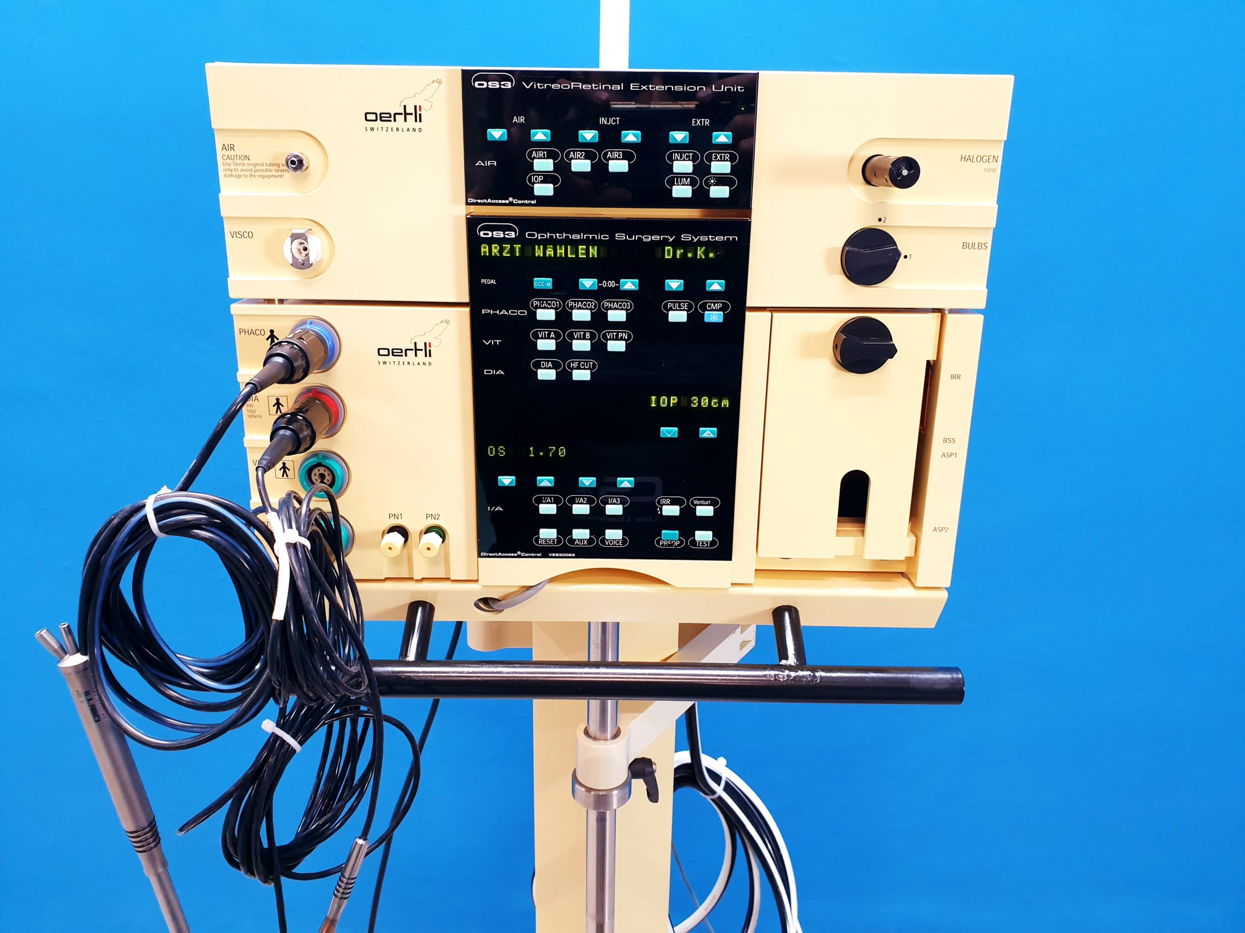 OERTLI OS3 // OS-3 Phakoemulsifikator mit Zubehör — image 1 of 11
